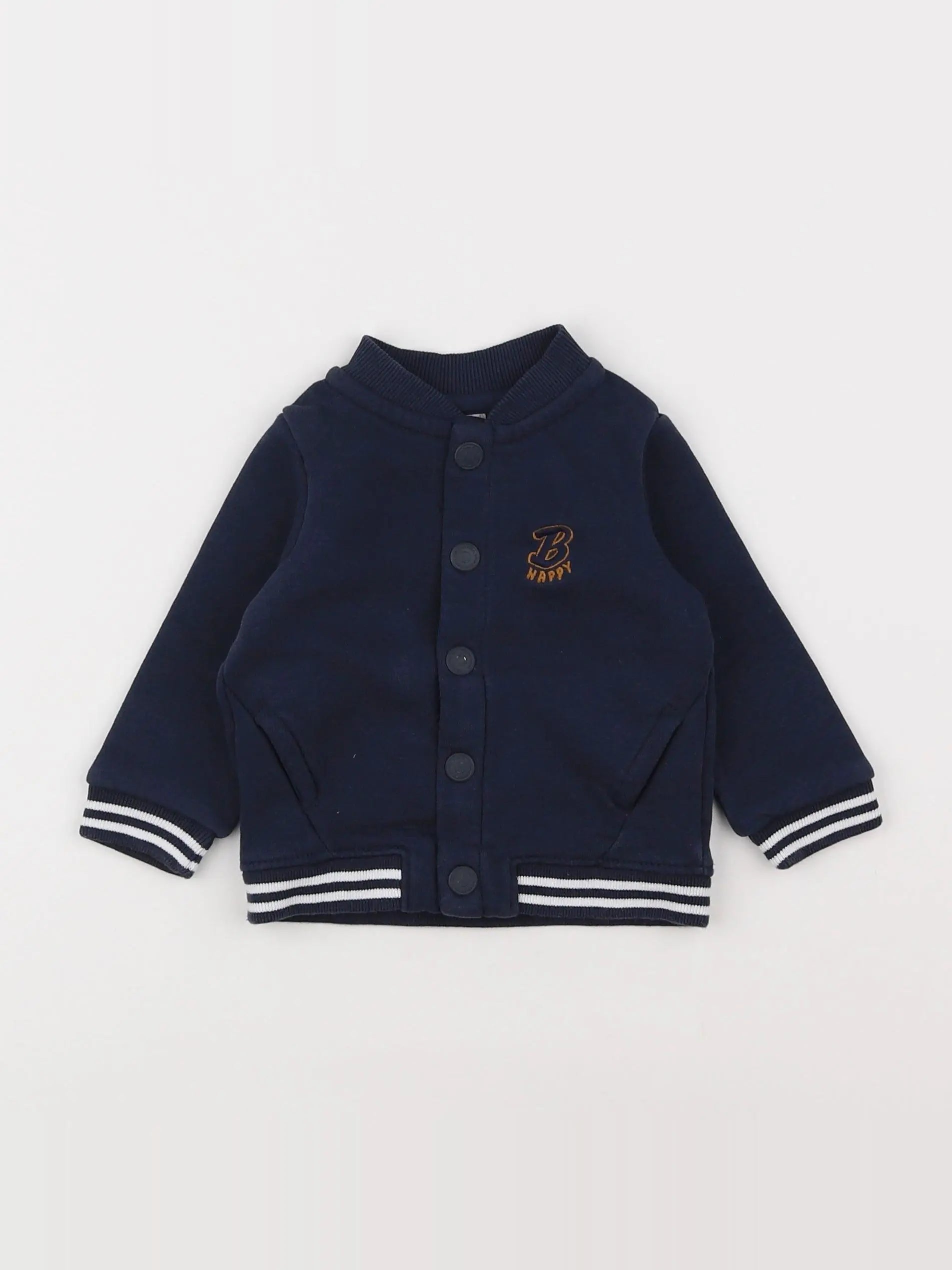 Tape à l'oeil - sweat bleu - 6 mois