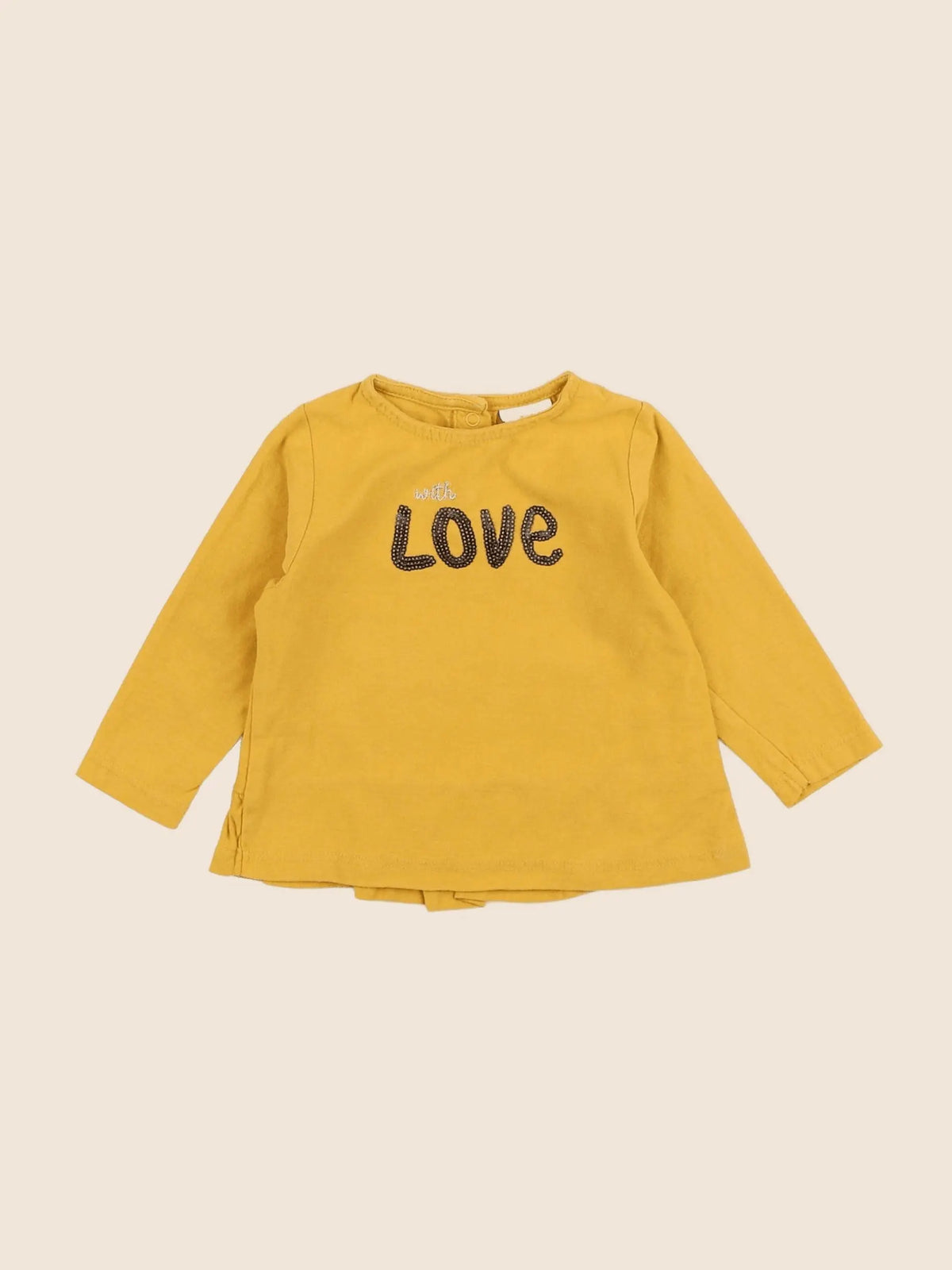 Tape à l'oeil - tee-shirt jaune - 6 mois