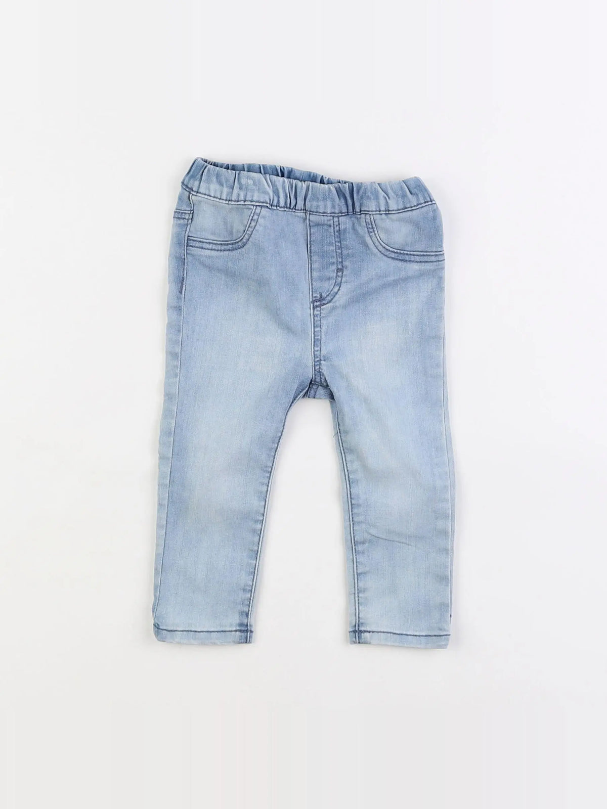 H&M - jegging bleu - 6 mois