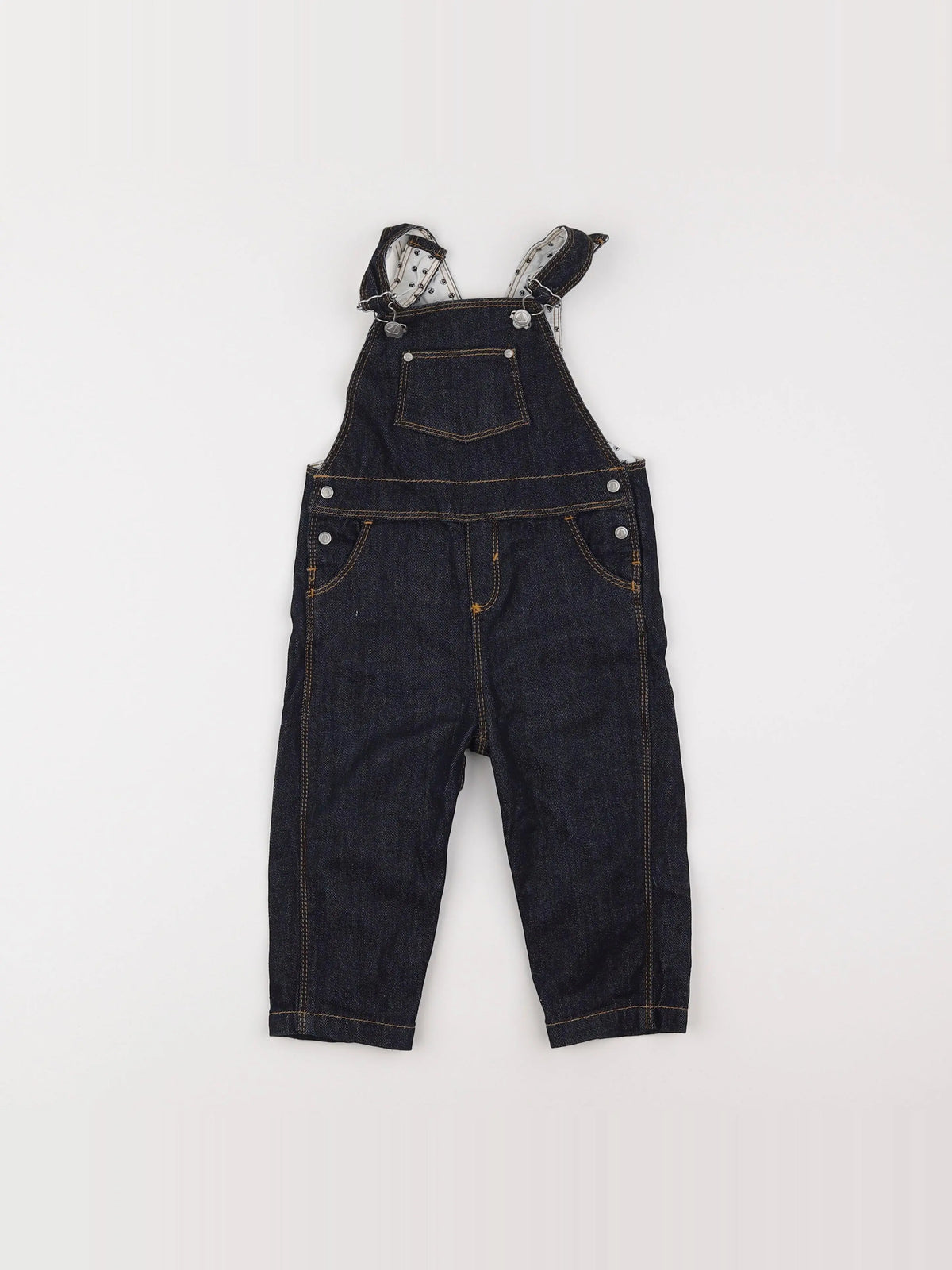 Petit Bateau - salopette bleu - 12 mois