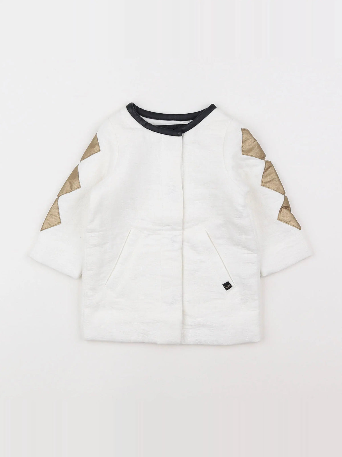 IKKS - manteau blanc - 6 mois