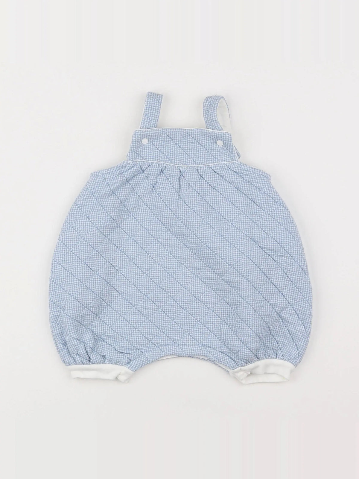 Petit Bateau - salopette bleu, blanc - 6 mois