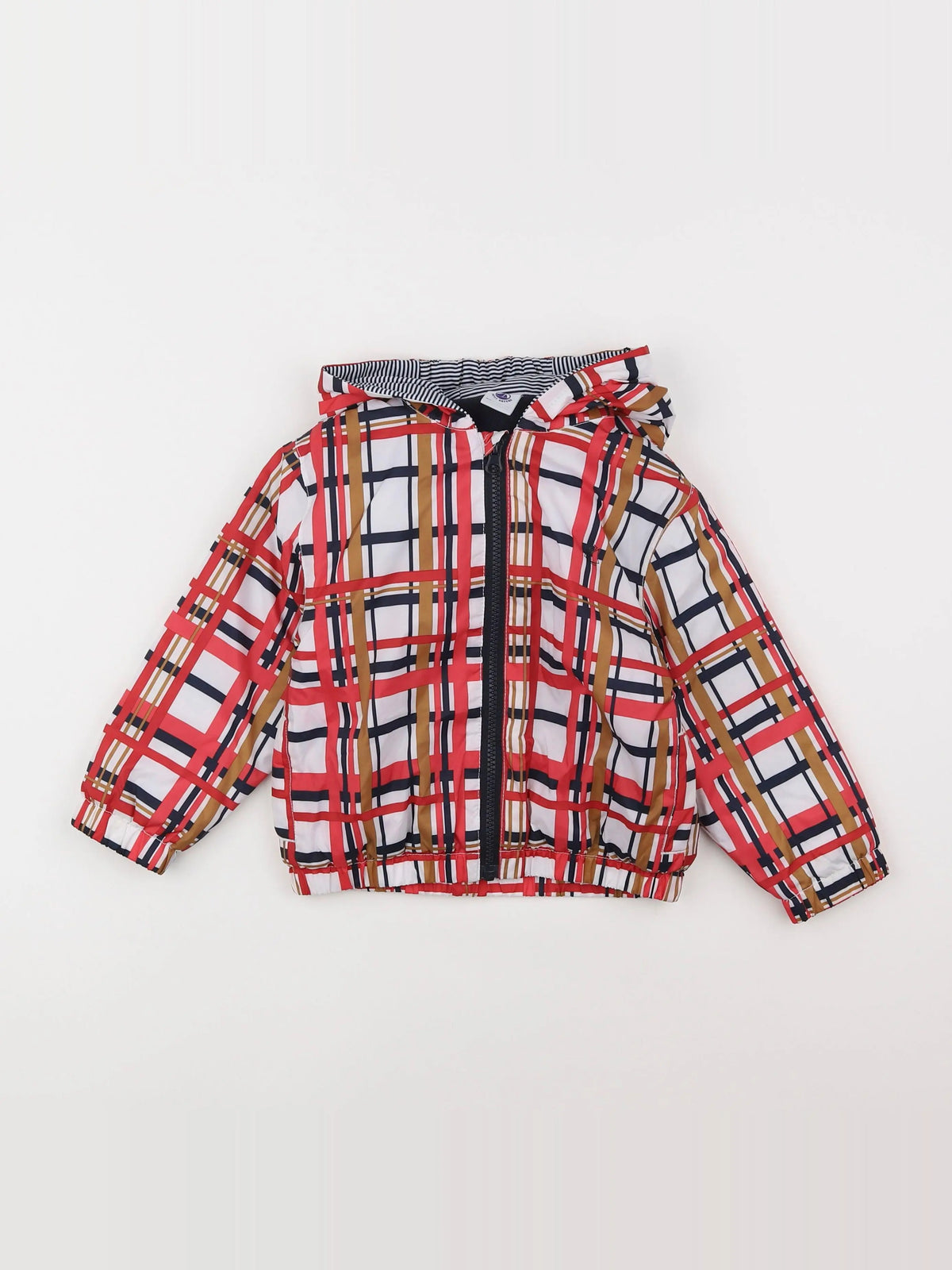 Petit Bateau - imperméable multicolore - 3 mois