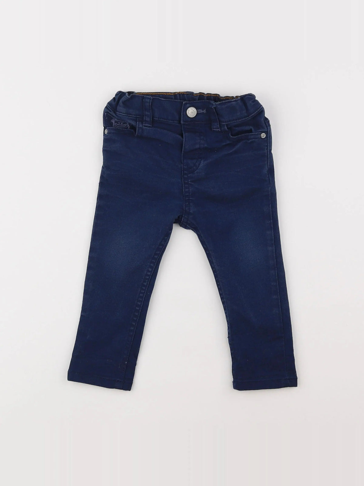 H&M - jean bleu - 9/12 mois