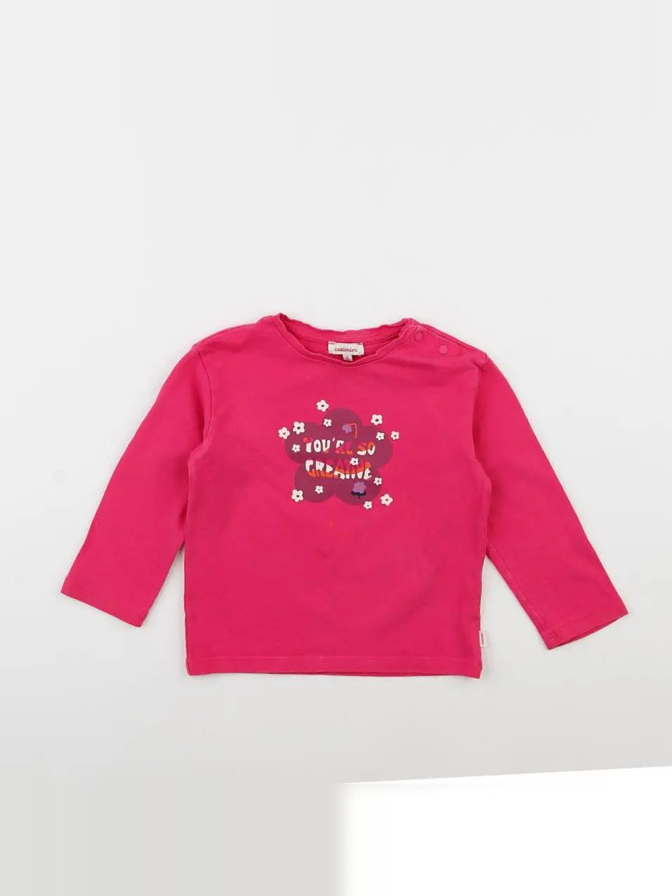 Catimini - tee-shirt rose - 2 ans