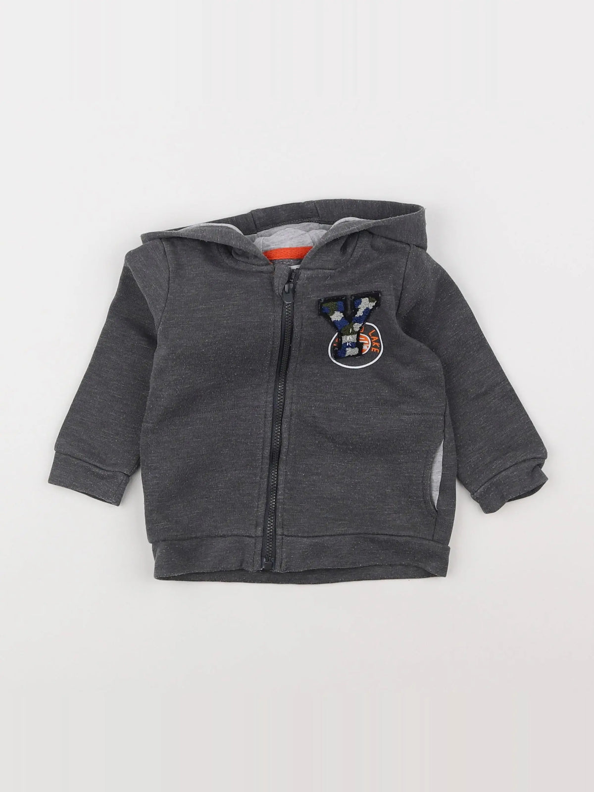 IKKS - sweat gris - 12 mois