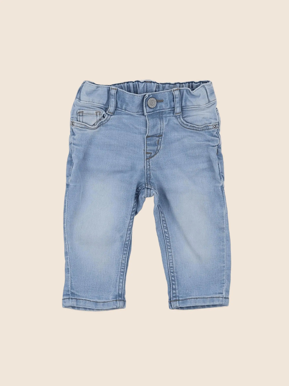 H&M - jean bleu - 3/6 mois