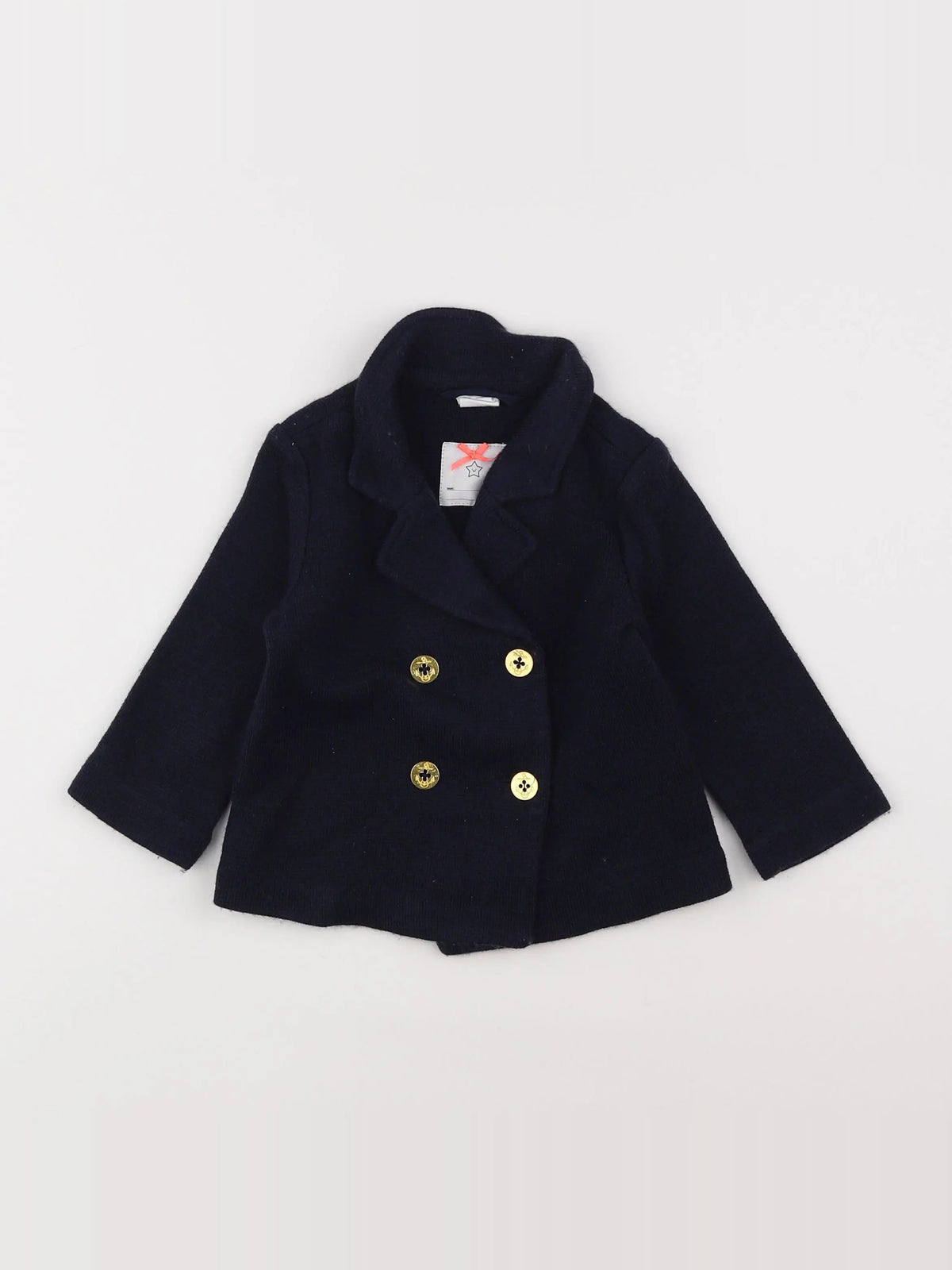 H&M - veste bleu - 9/12 mois