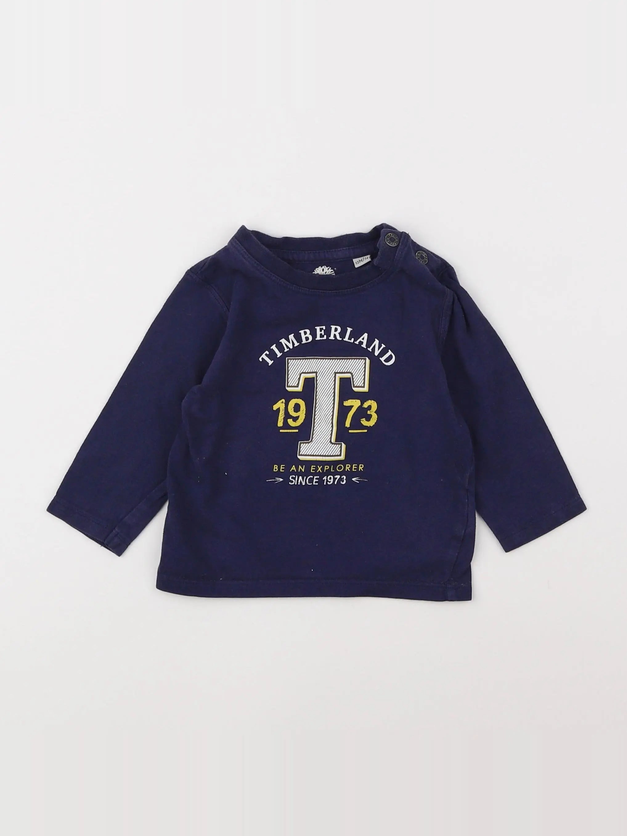 Timberland - tee-shirt bleu - 12 mois