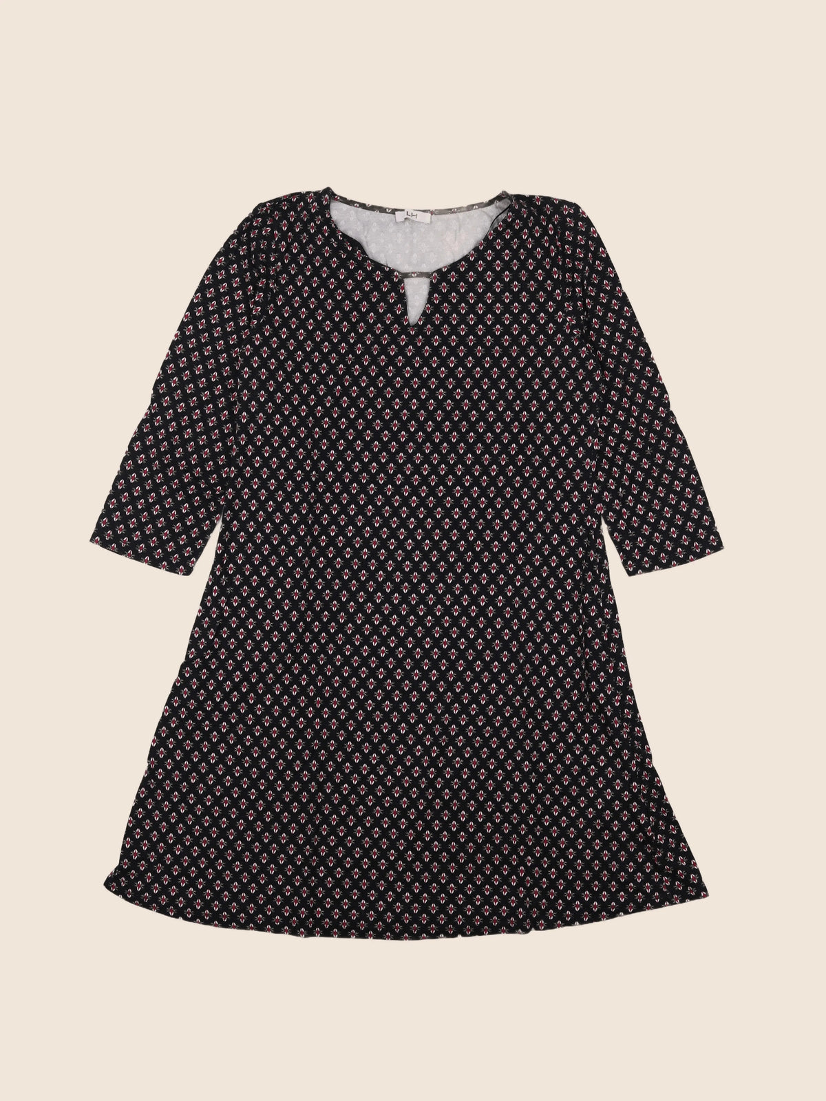 La Halle - robe grossesse noir, rouge - 44 à 46
