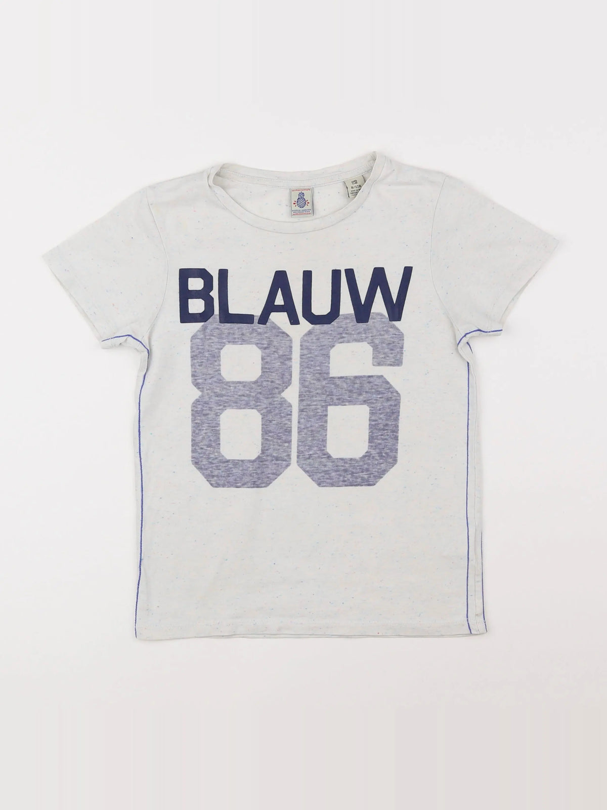 Scotch Shrunk - tee-shirt gris, bleu - 8 ans