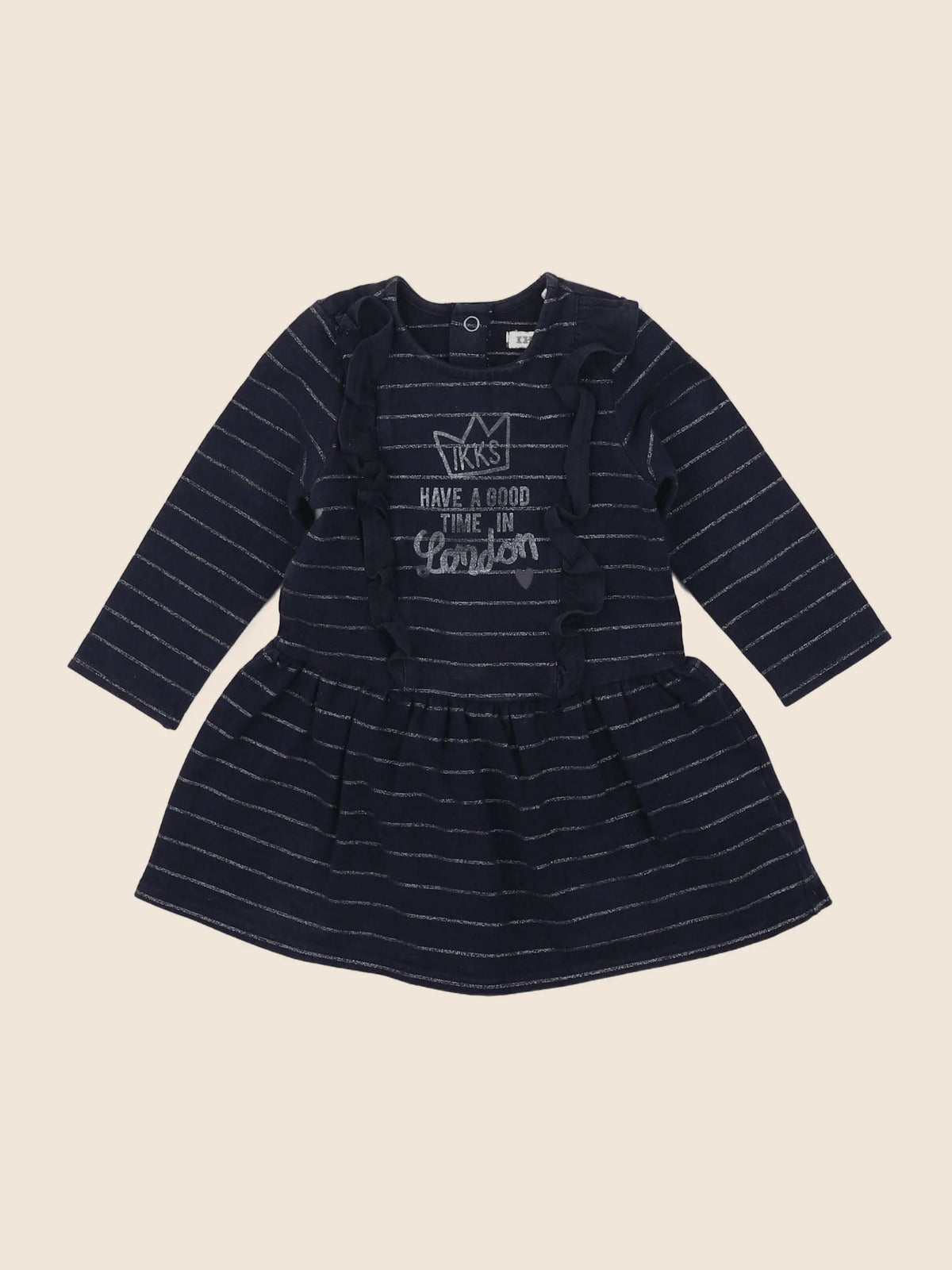 IKKS - robe bleu - 12 mois