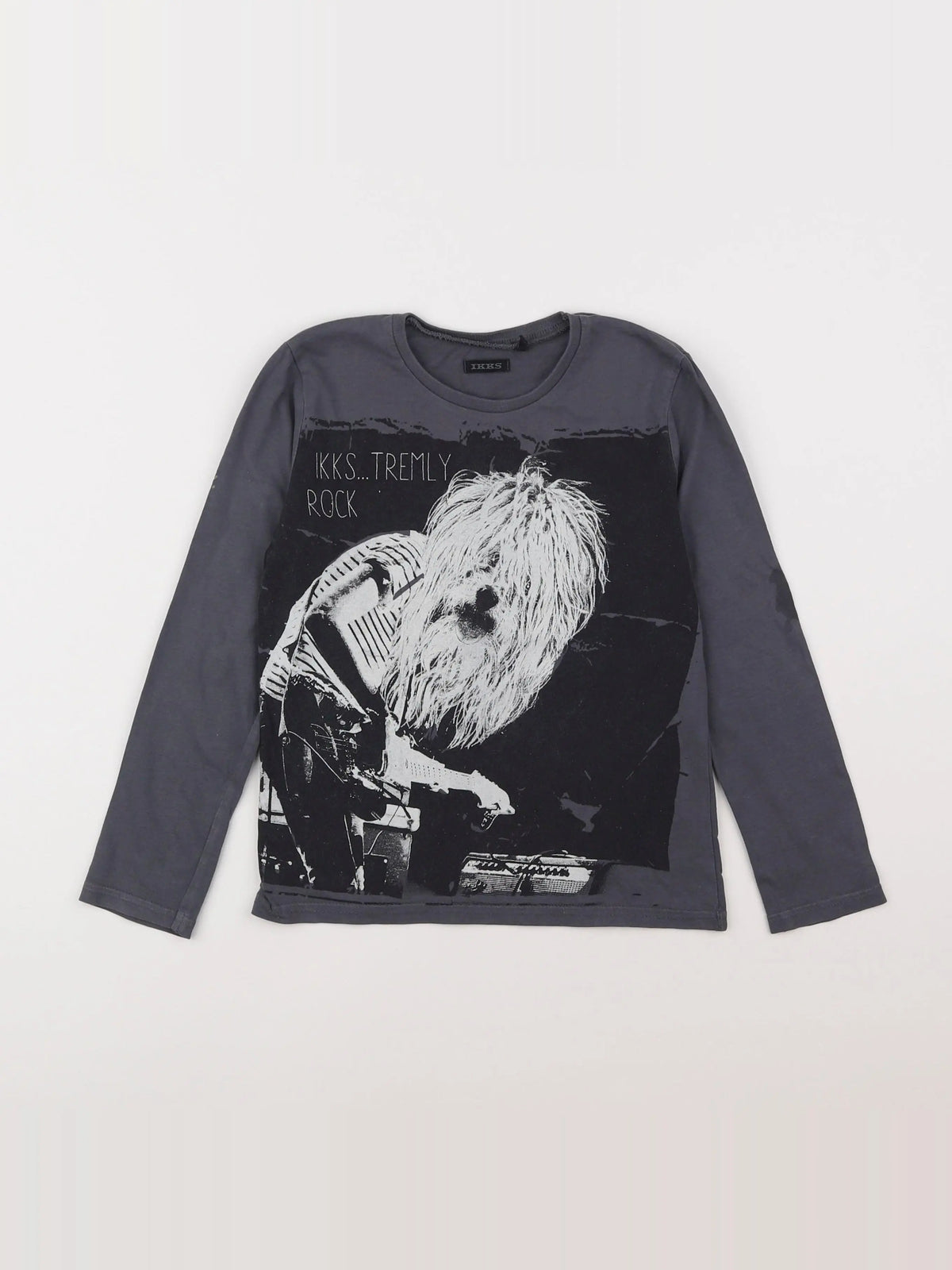 IKKS - tee-shirt gris - 6 ans