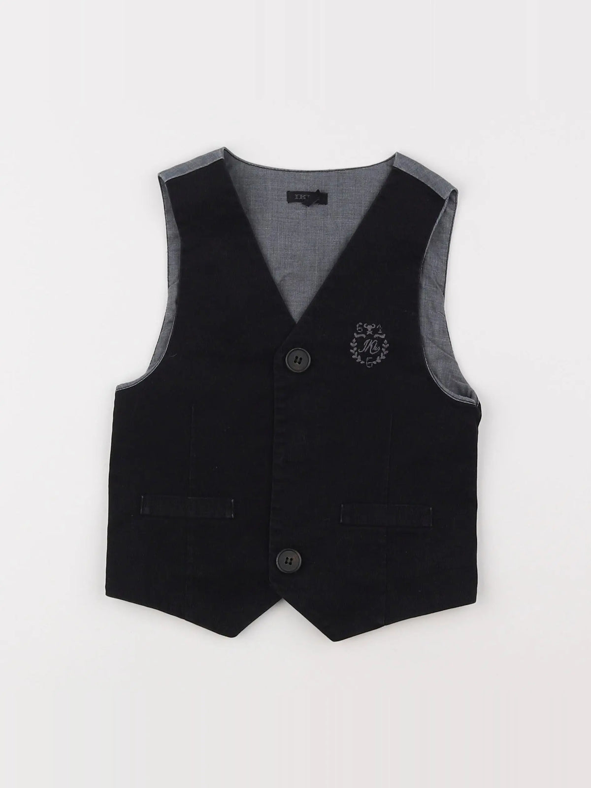 IKKS - gilet noir - 4 ans