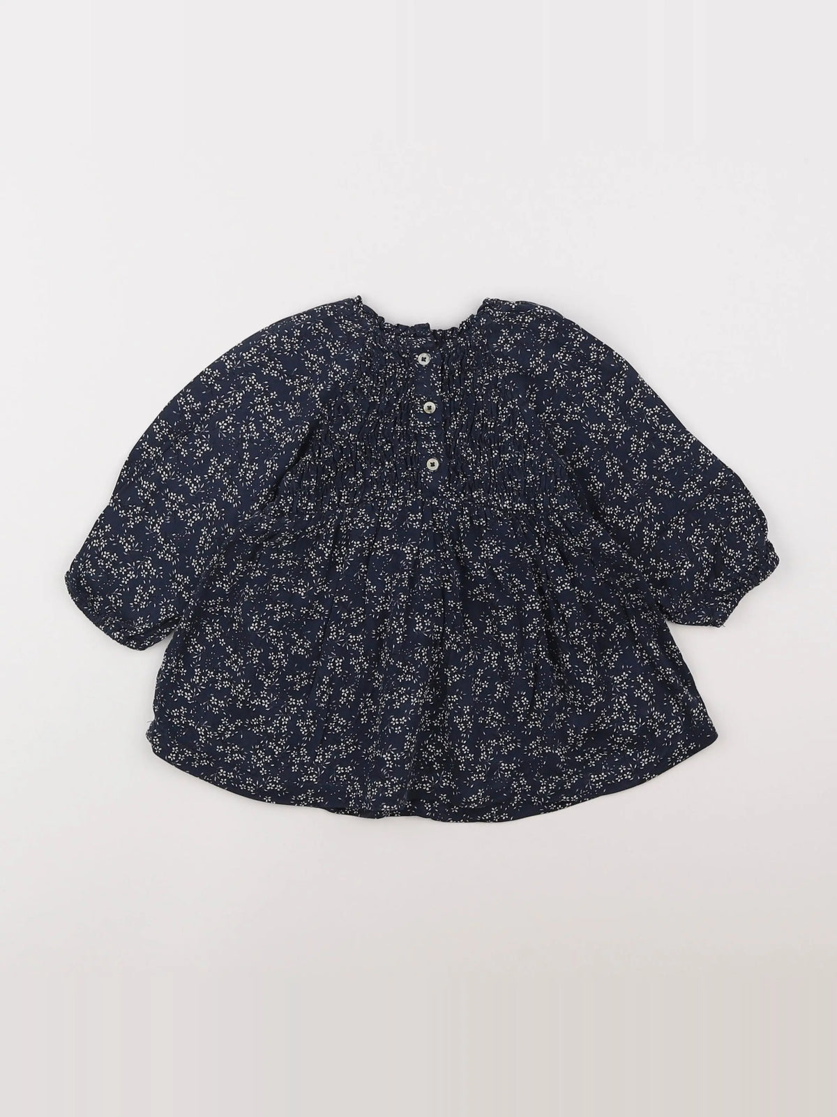 Zara - robe bleu - 9/12 mois