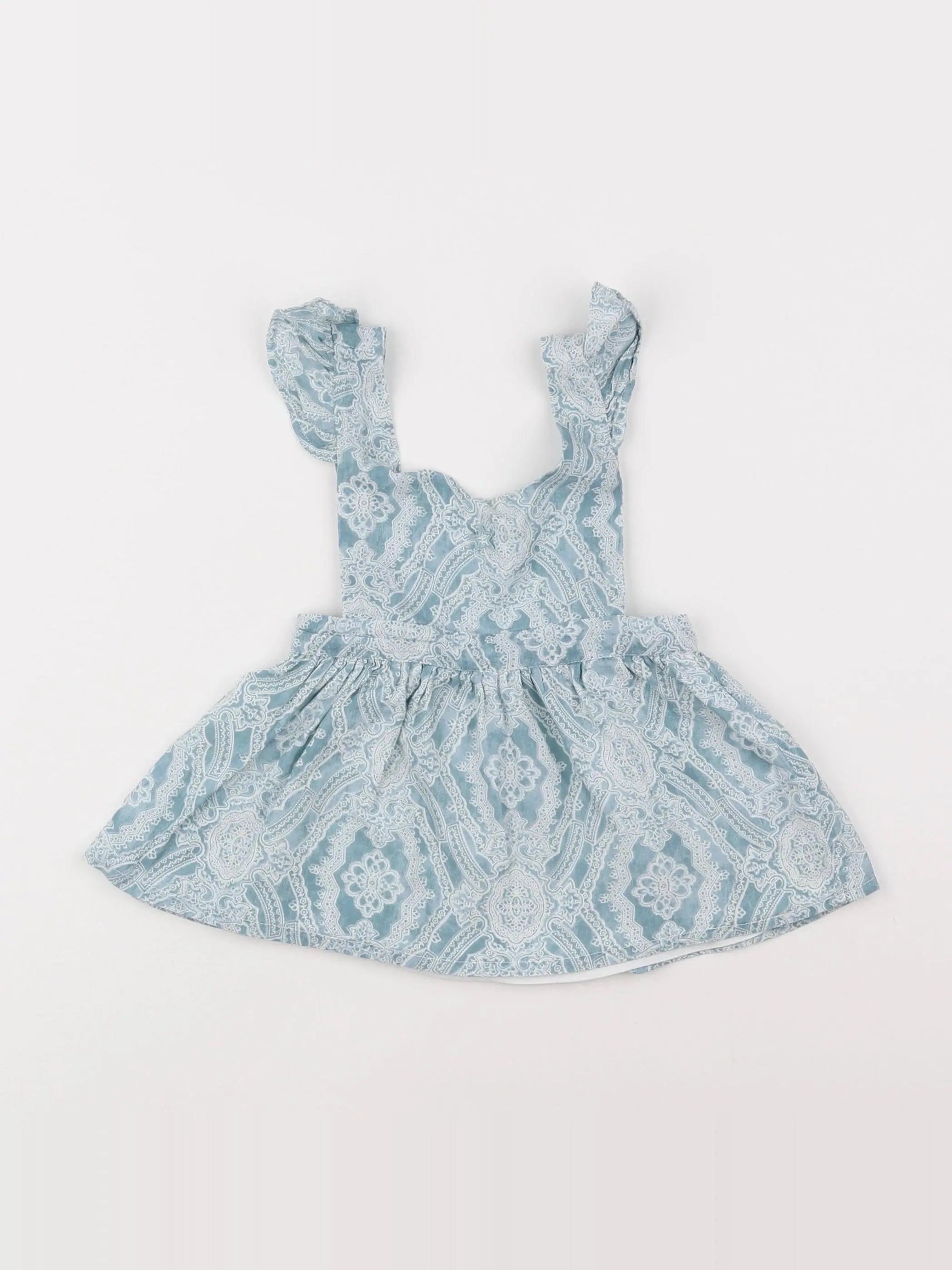 Tocoto vintage - robe bleu - 1/3 mois