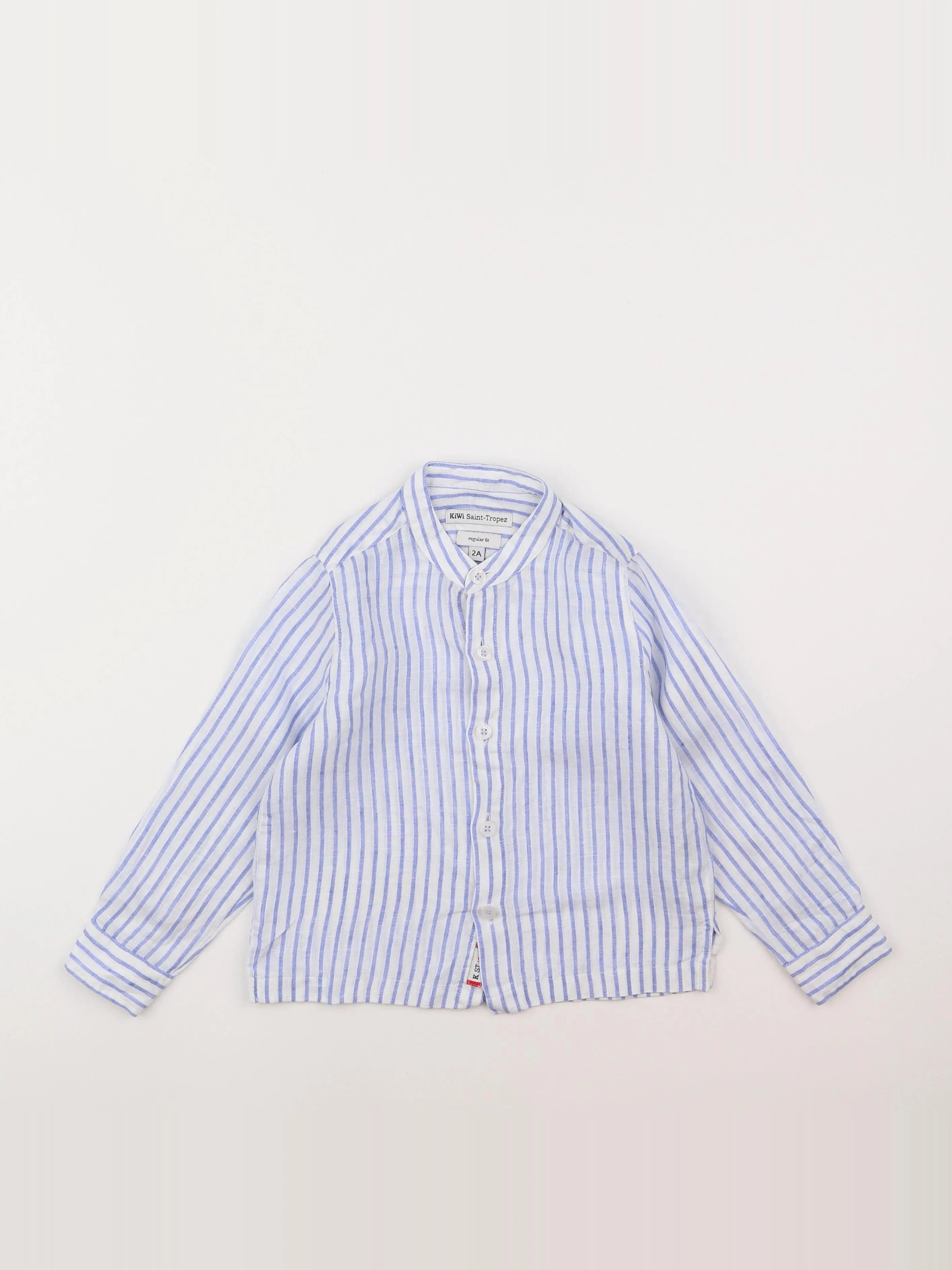 Kiwi - chemise bleu - 2 ans