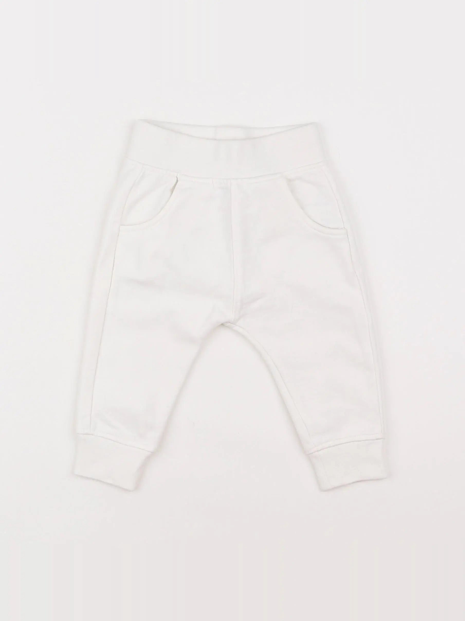 El Corte Inglés  - jogging blanc - 3/6 mois