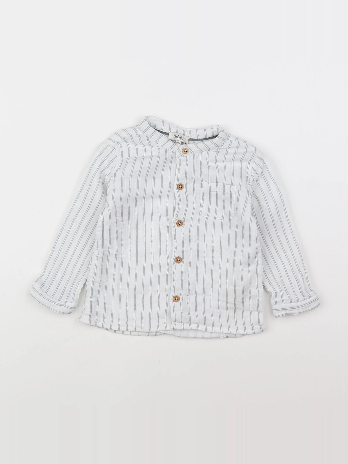 Natalys - chemise blanc - 12 mois