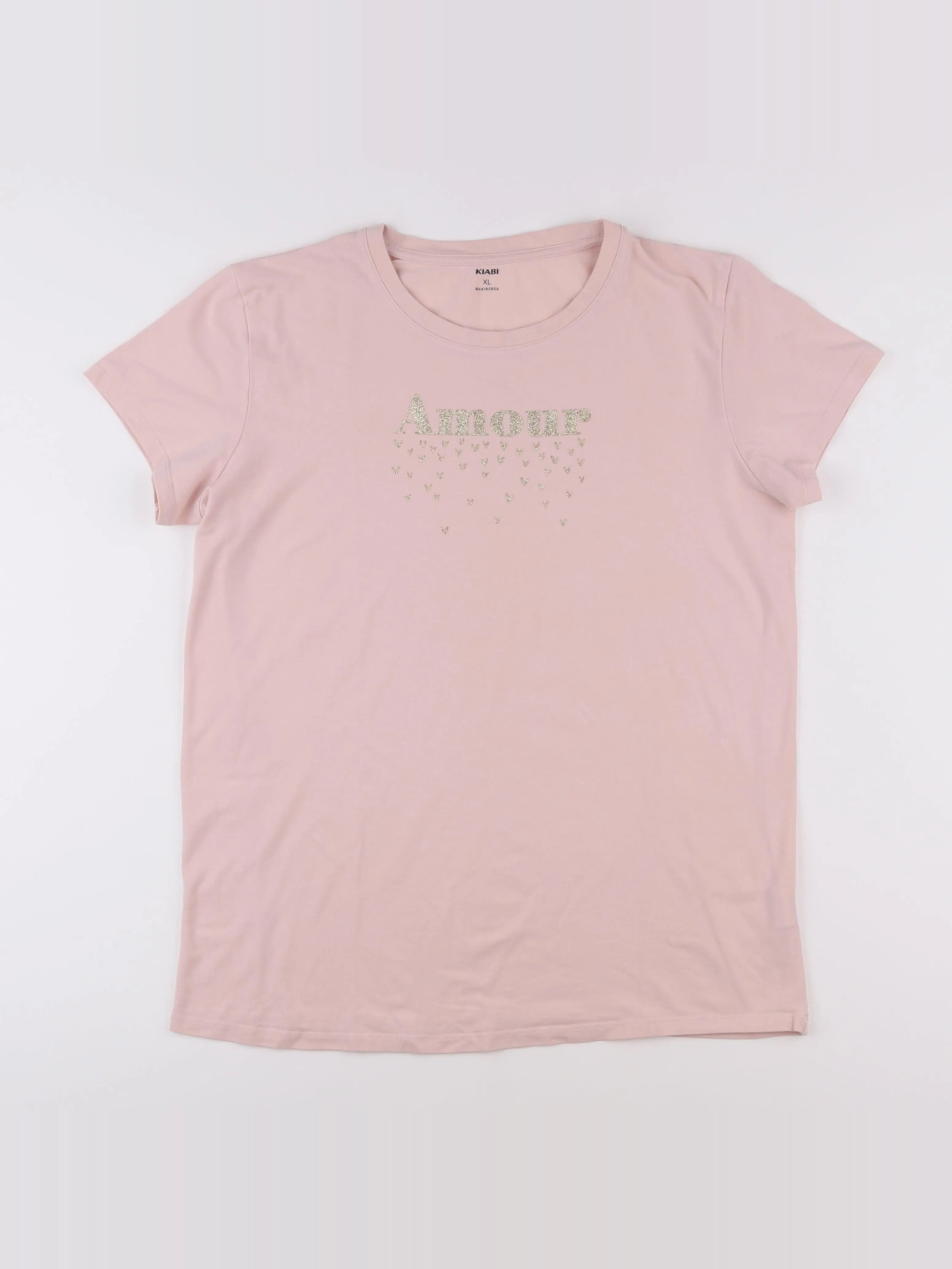 Kiabi - tee-shirt grossesse rose - 46 à 48