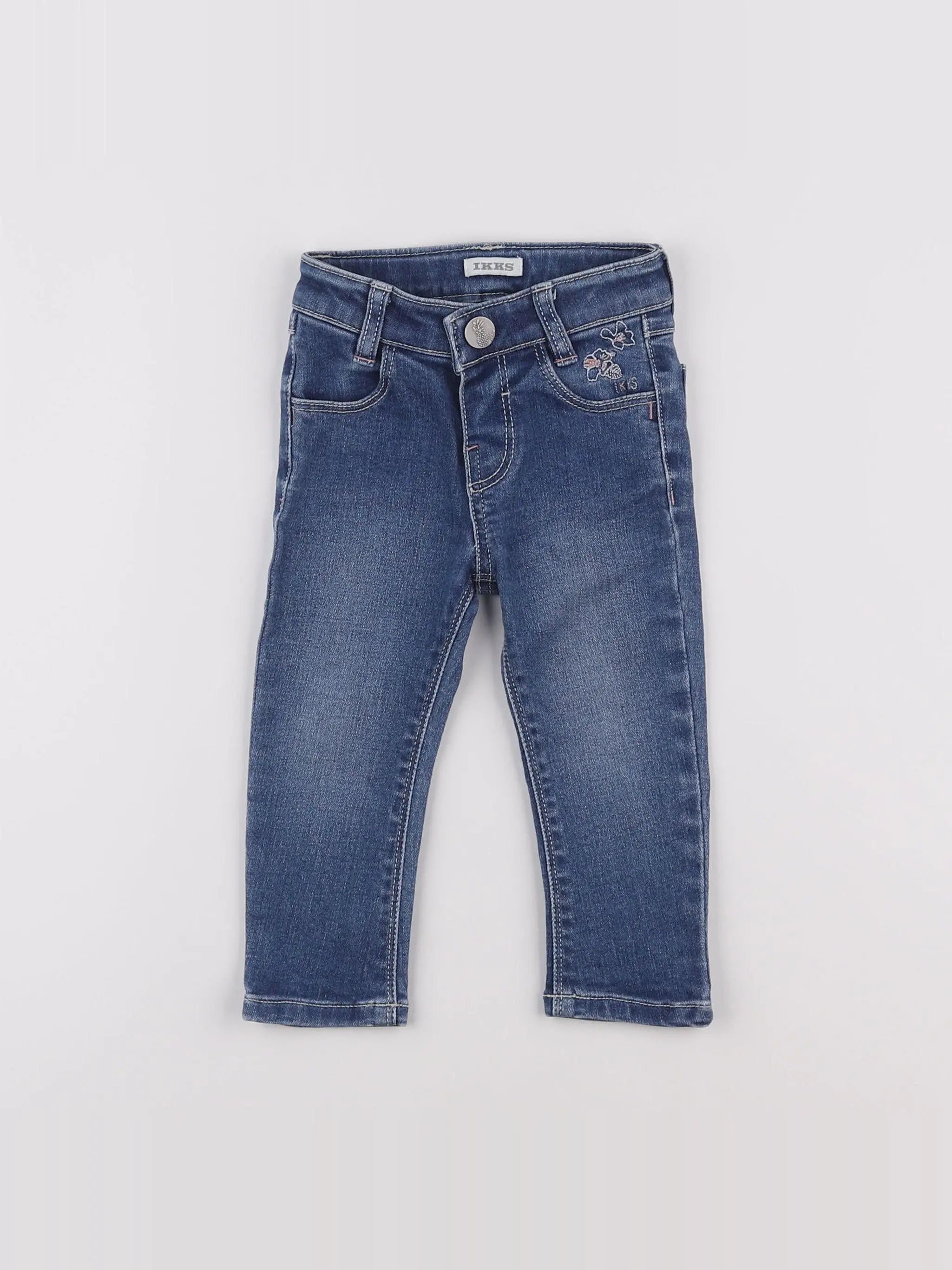 IKKS - jean bleu - 12 mois