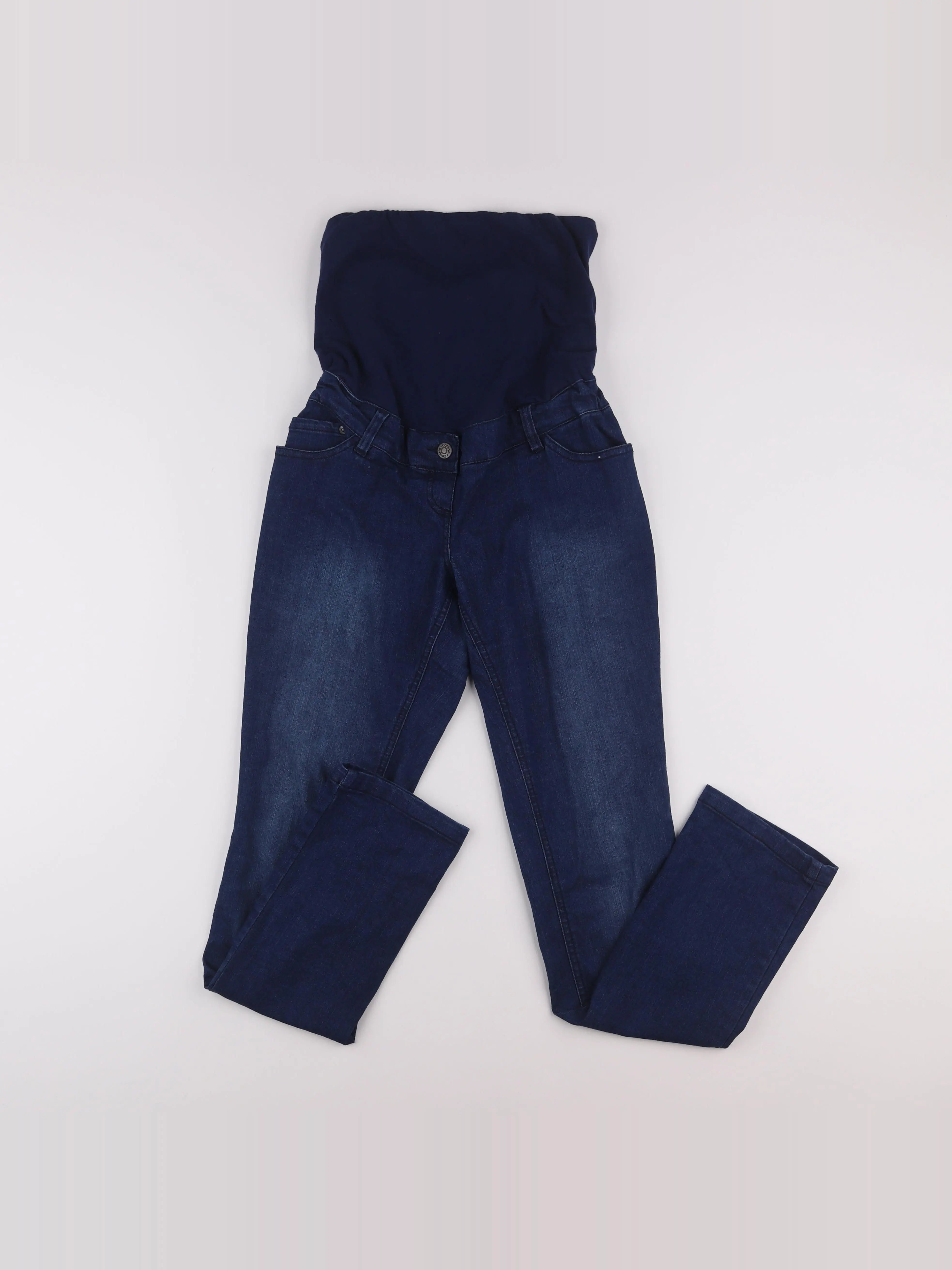 Vertbaudet - jean grossesse bleu - 38