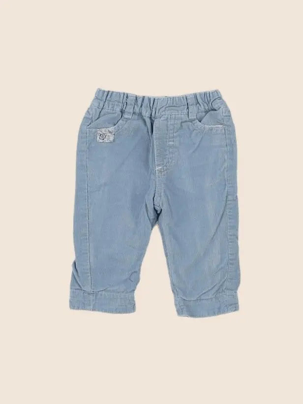 Vertbaudet - pantalon bleu - 3 mois