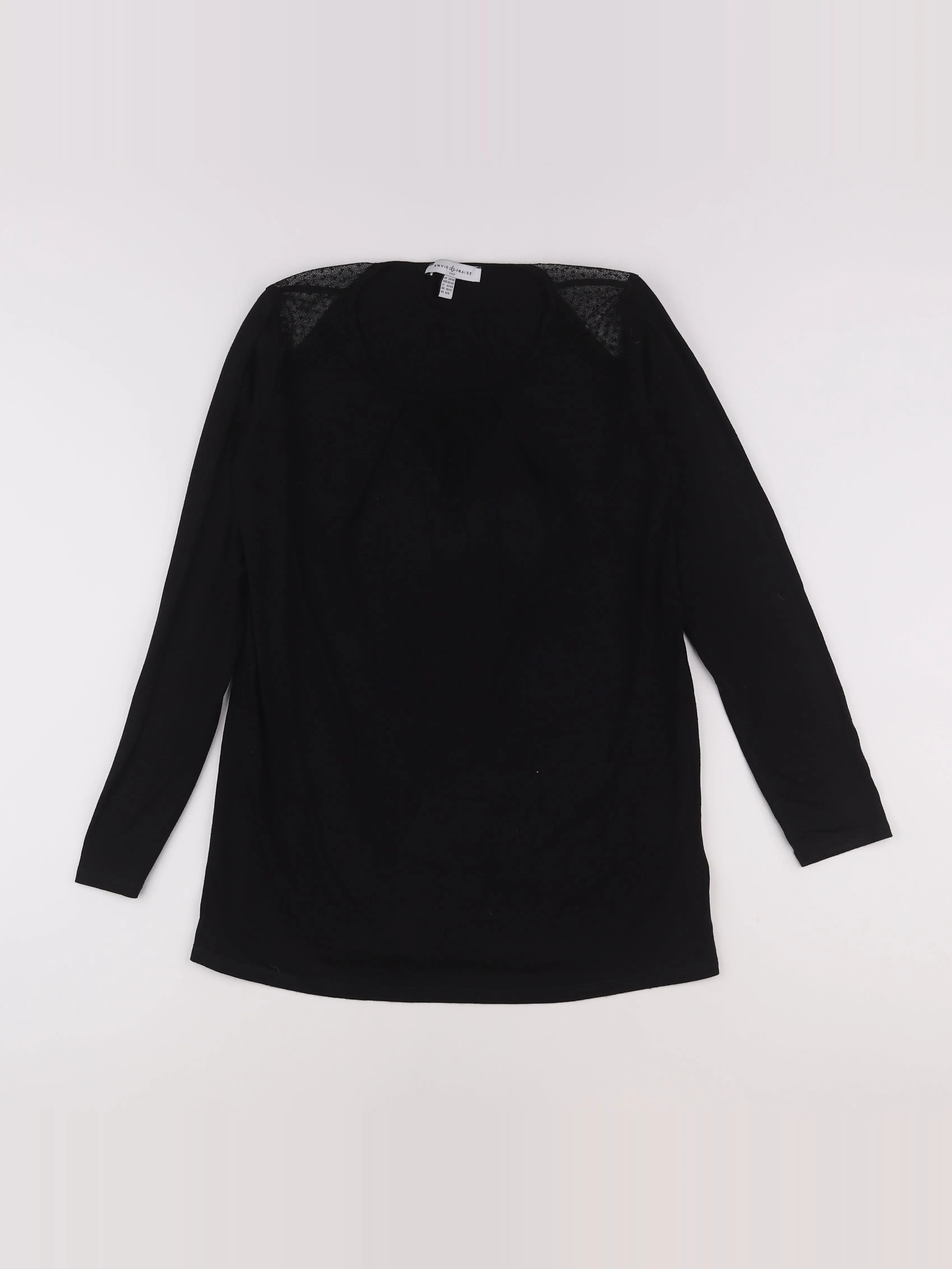 Envie de fraise - tee-shirt grossesse noir - 38 à 40
