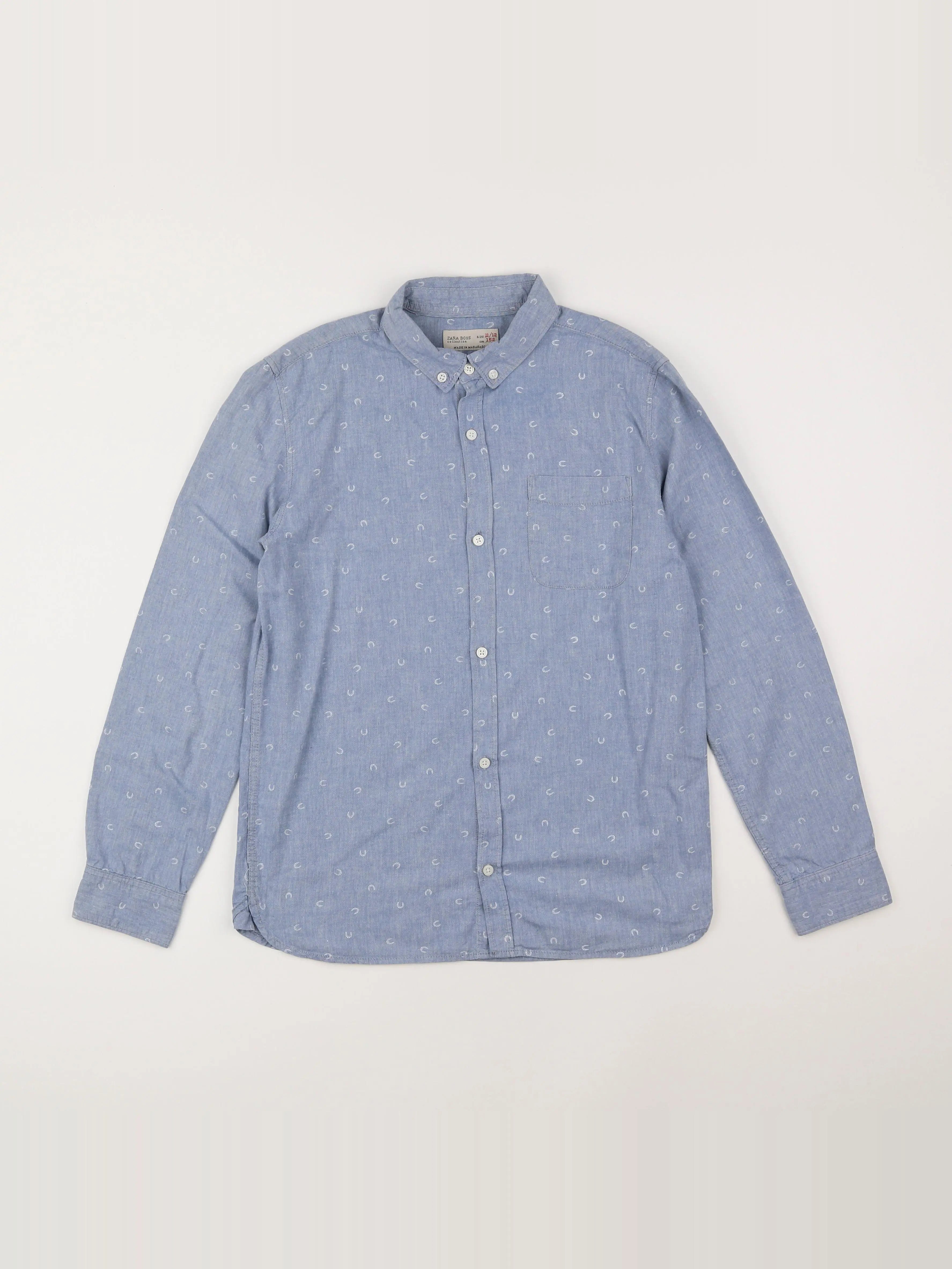 Zara - chemise bleu - 11/12 ans