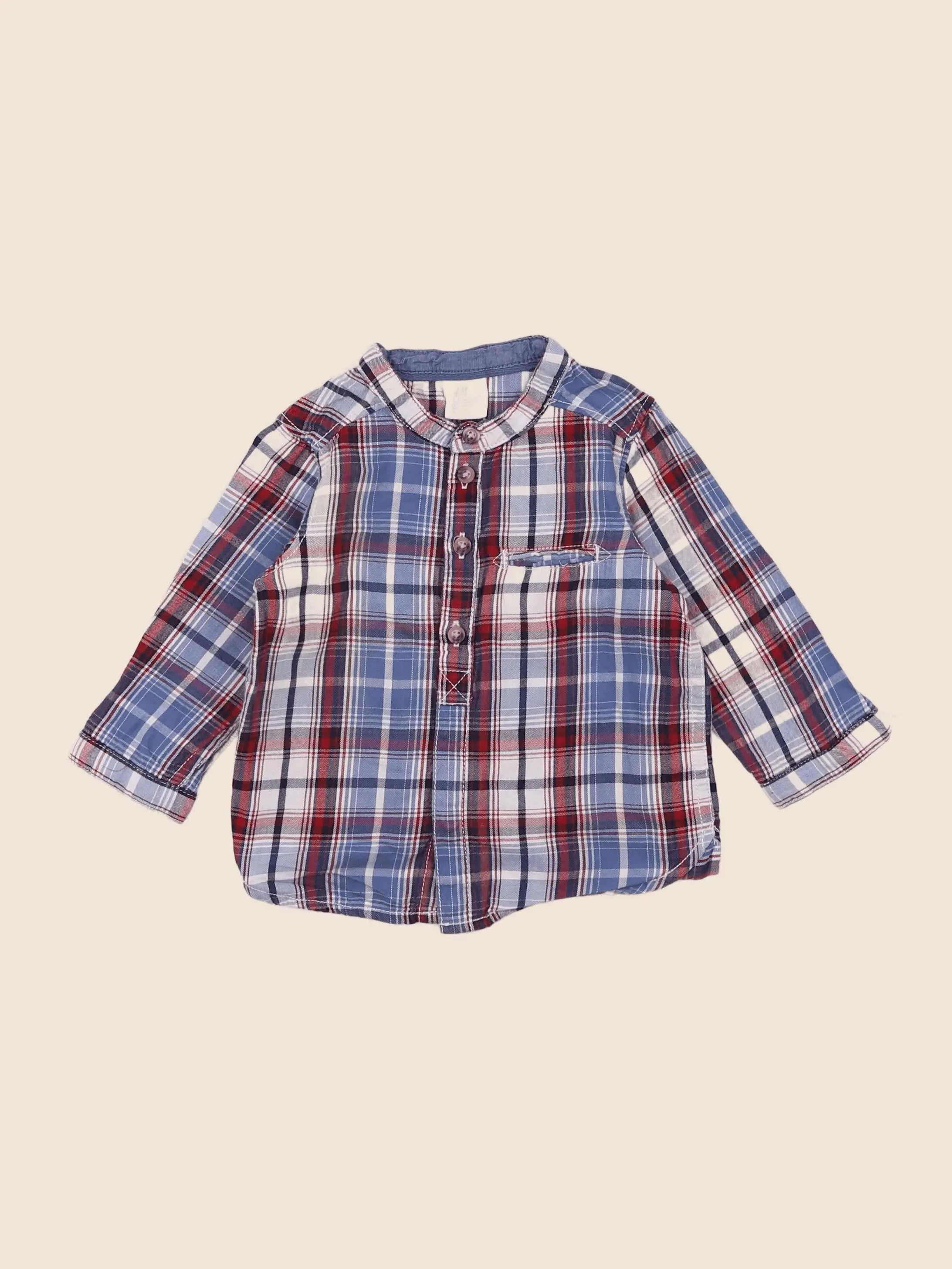 H&M - chemise multicolore - 3/6 mois