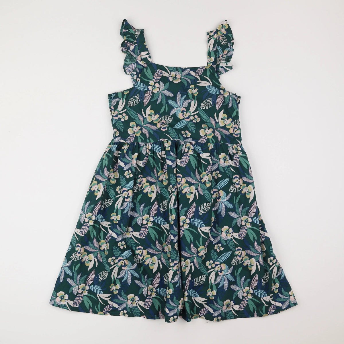 Vertbaudet - robe vert - 12 ans