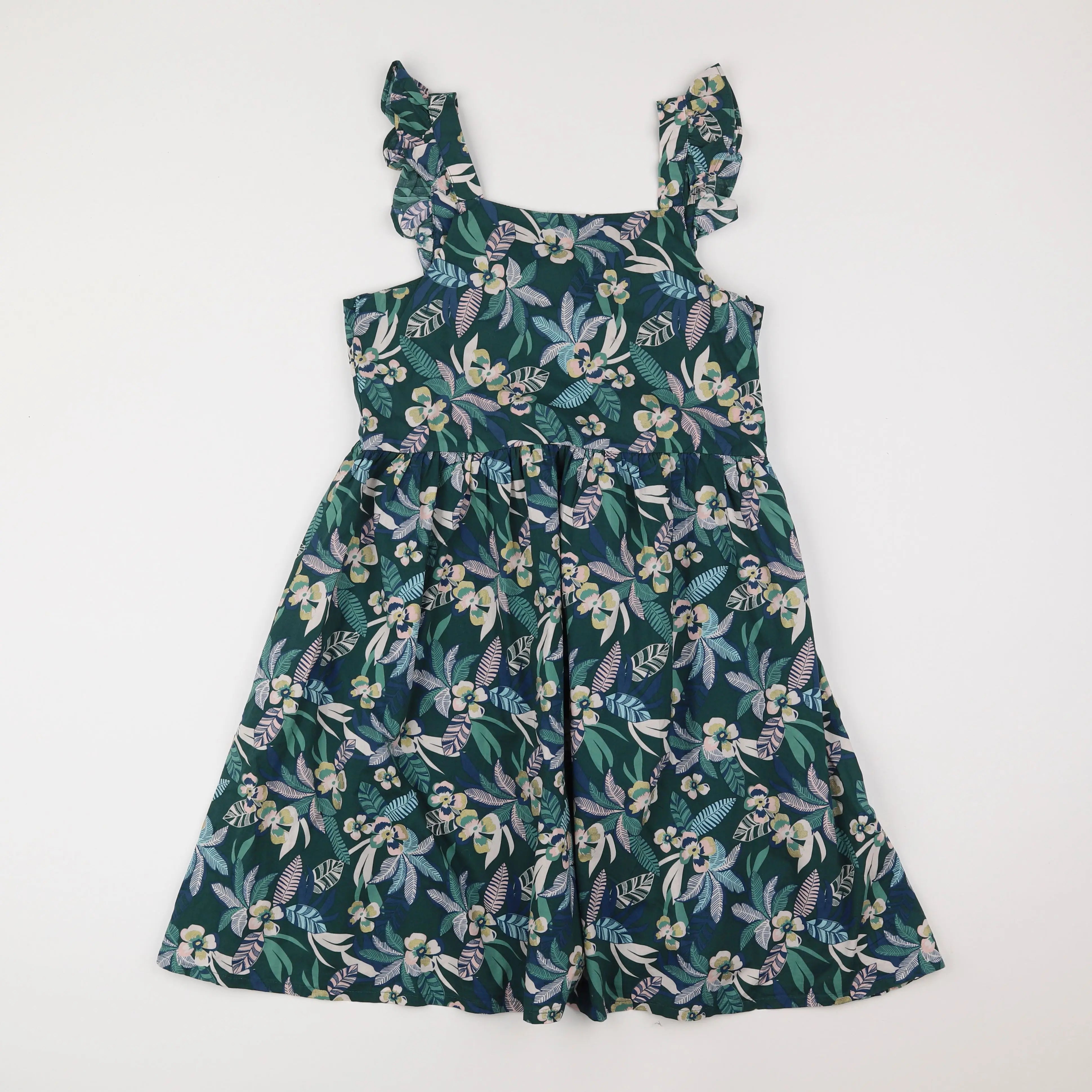 Vertbaudet - robe vert - 12 ans