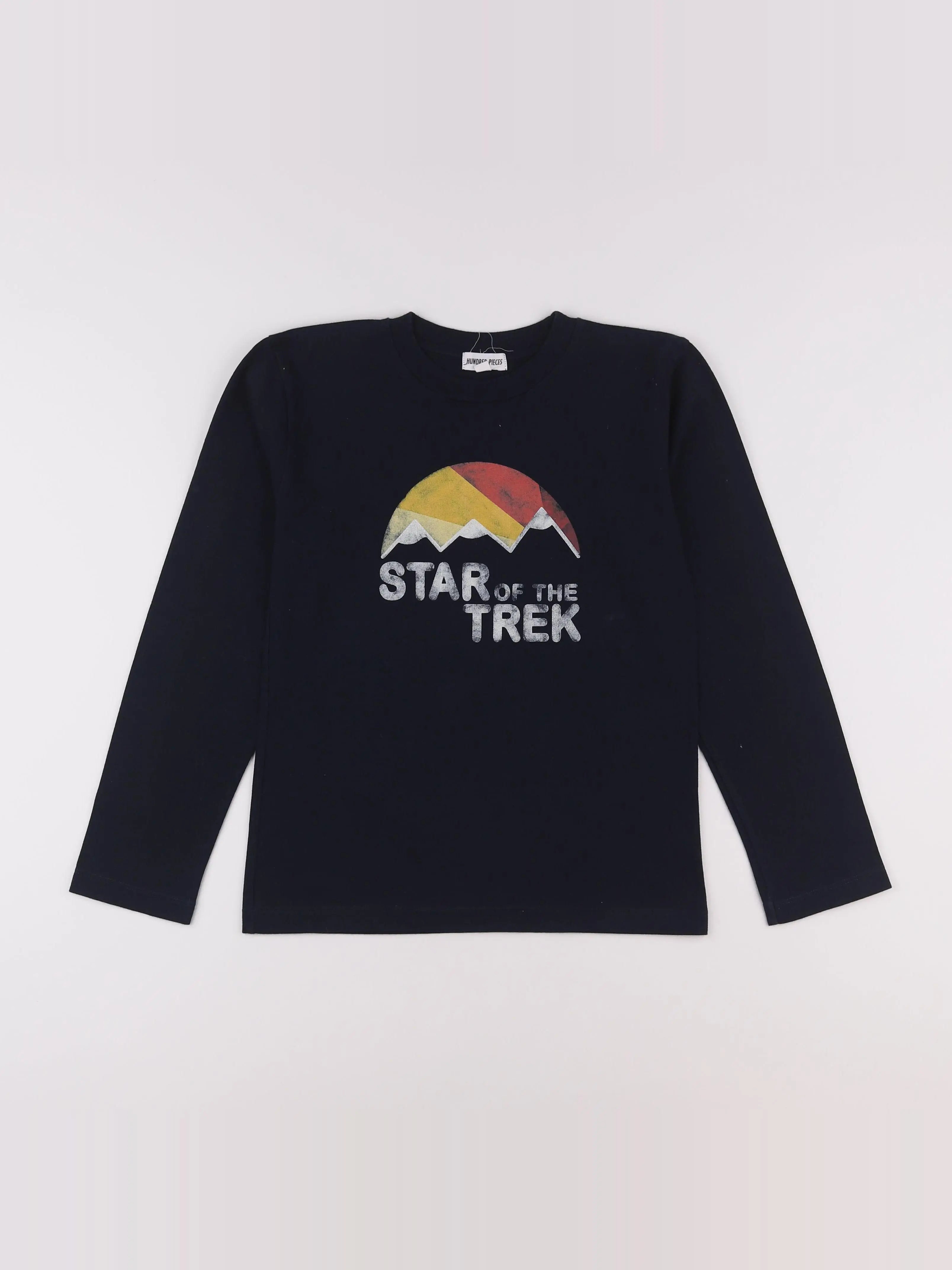 Hundred Pieces - tee-shirt bleu - 10 ans