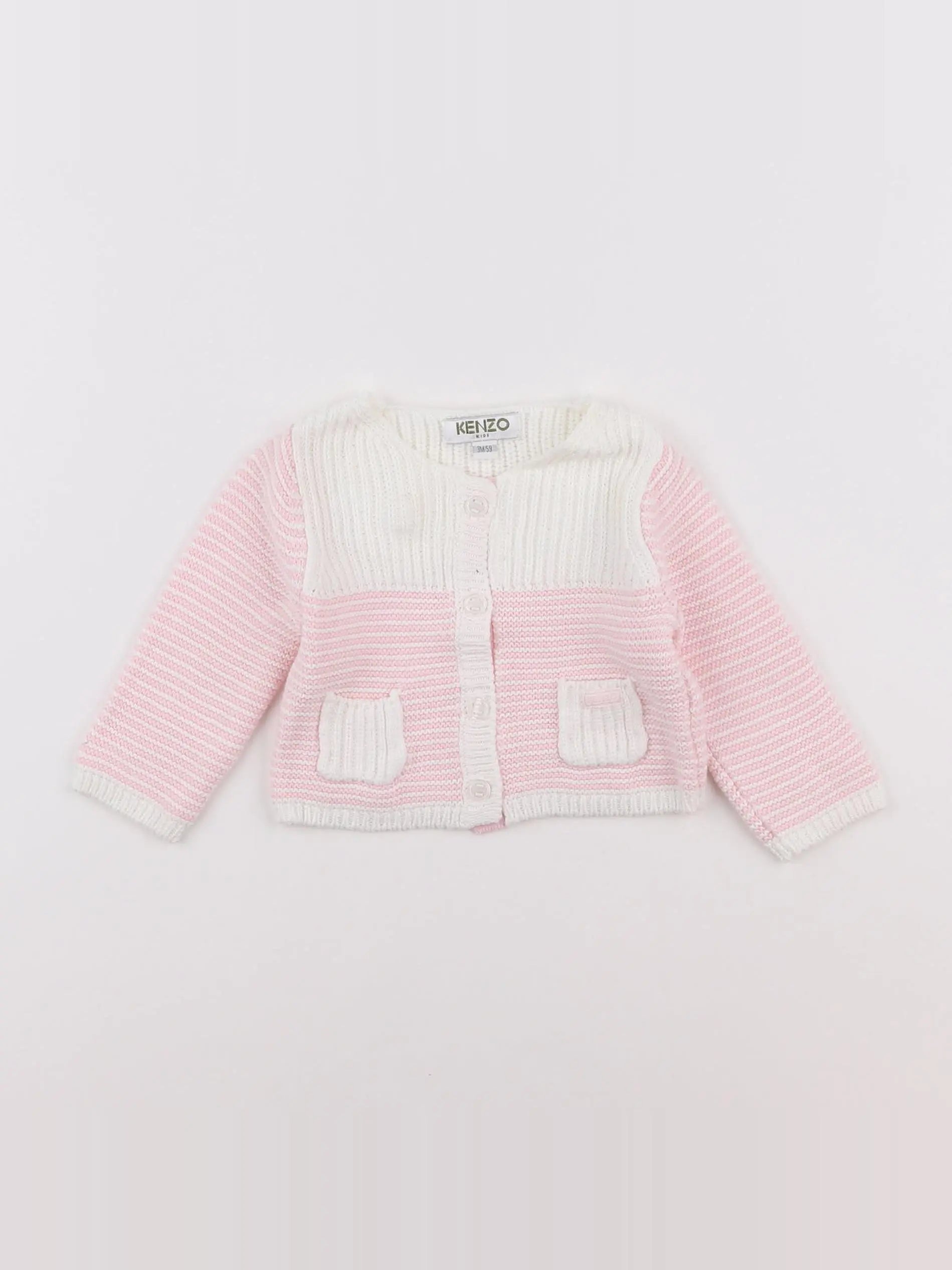 Kenzo - gilet rose - 3 mois
