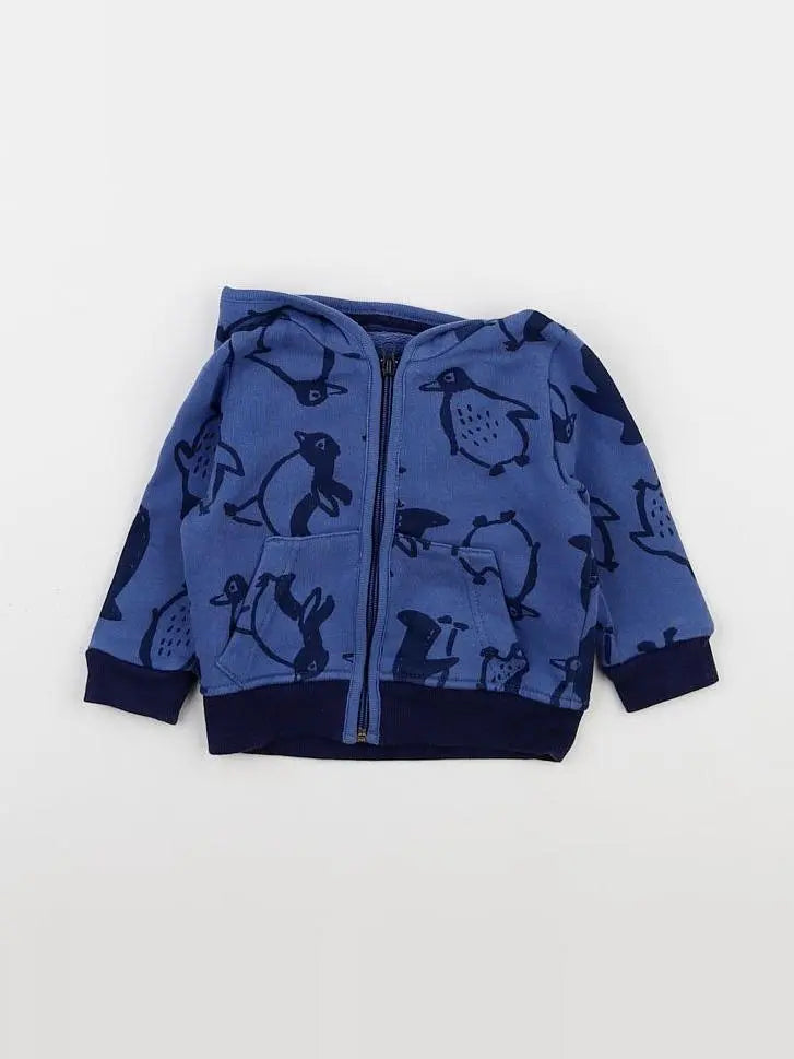 Catimini - sweat bleu - 6 mois