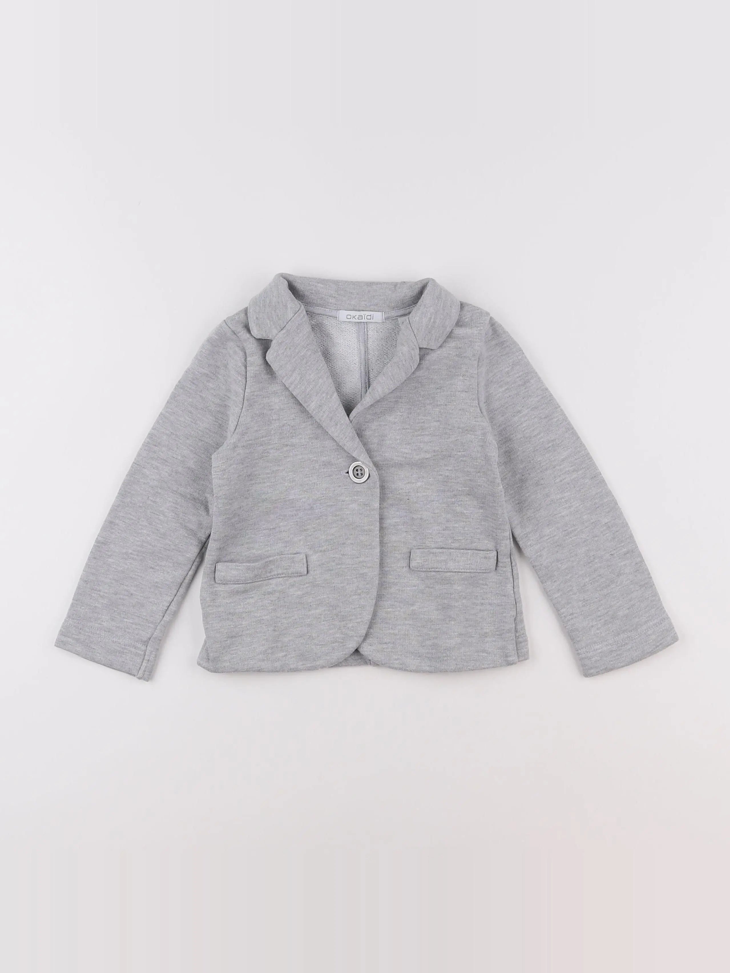 Okaidi - veste gris - 3 ans