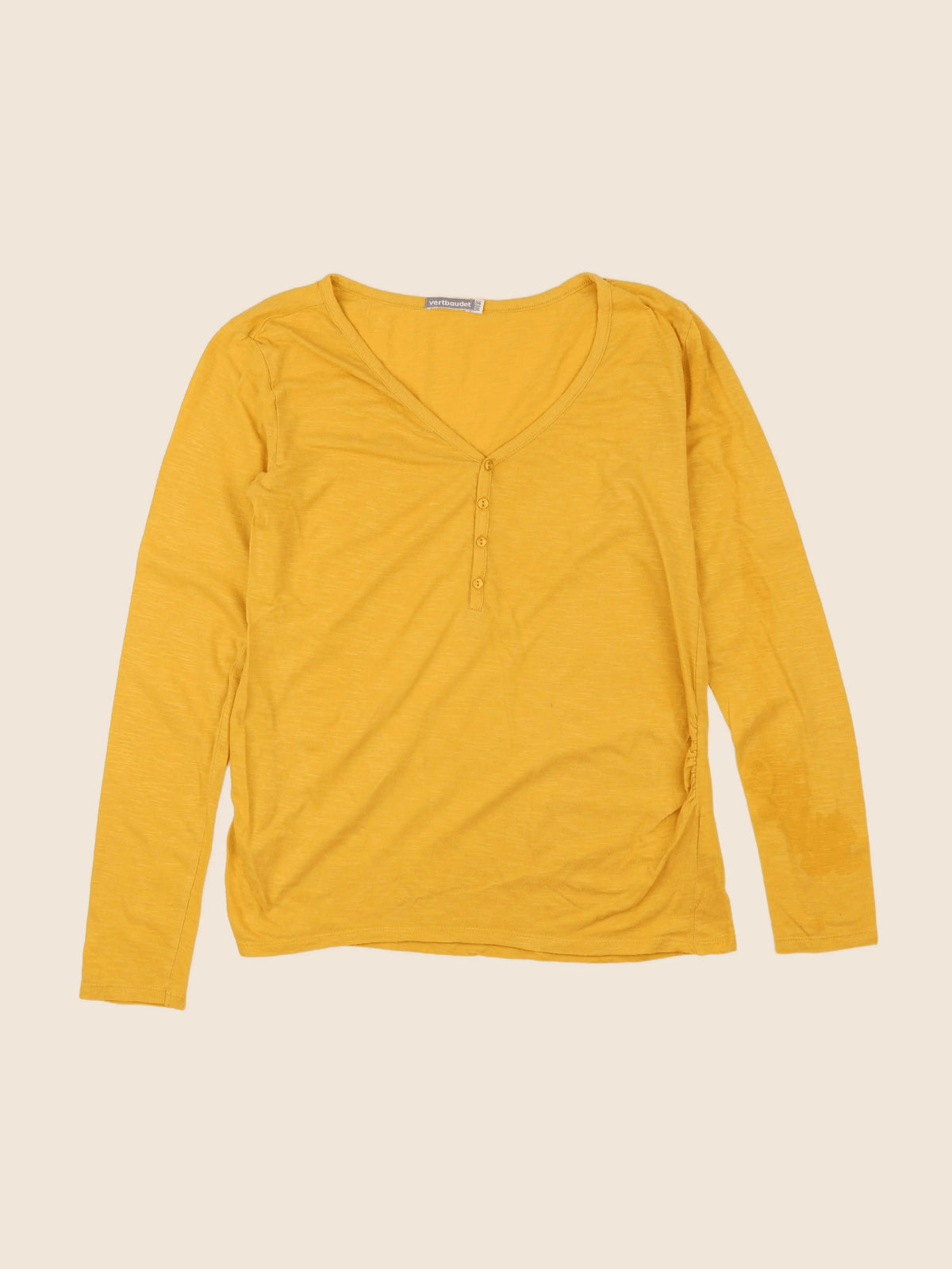 Vertbaudet - tee-shirt grossesse jaune - 34 à 36