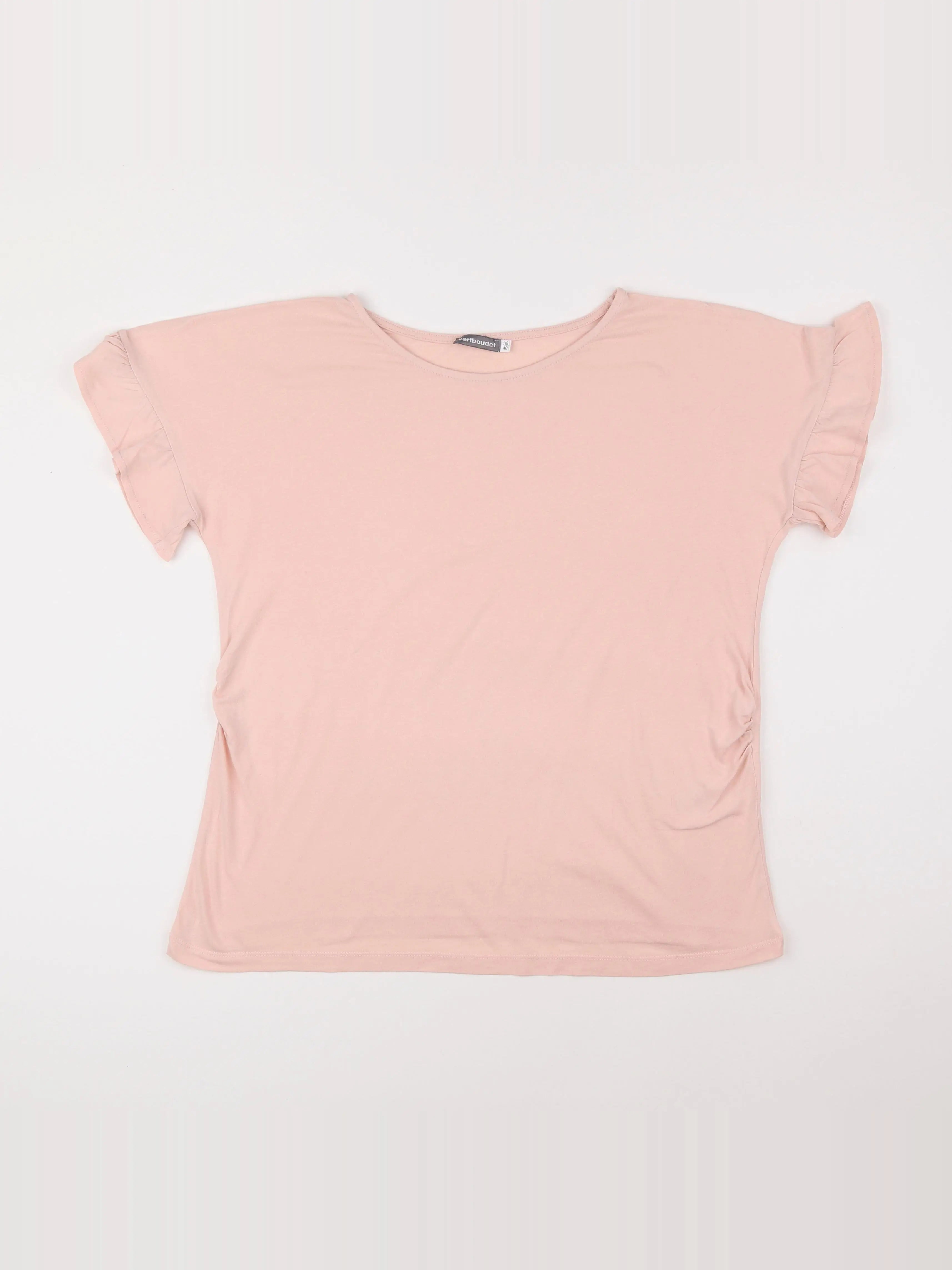 Vertbaudet - tee-shirt grossesse rose - 38 à 40