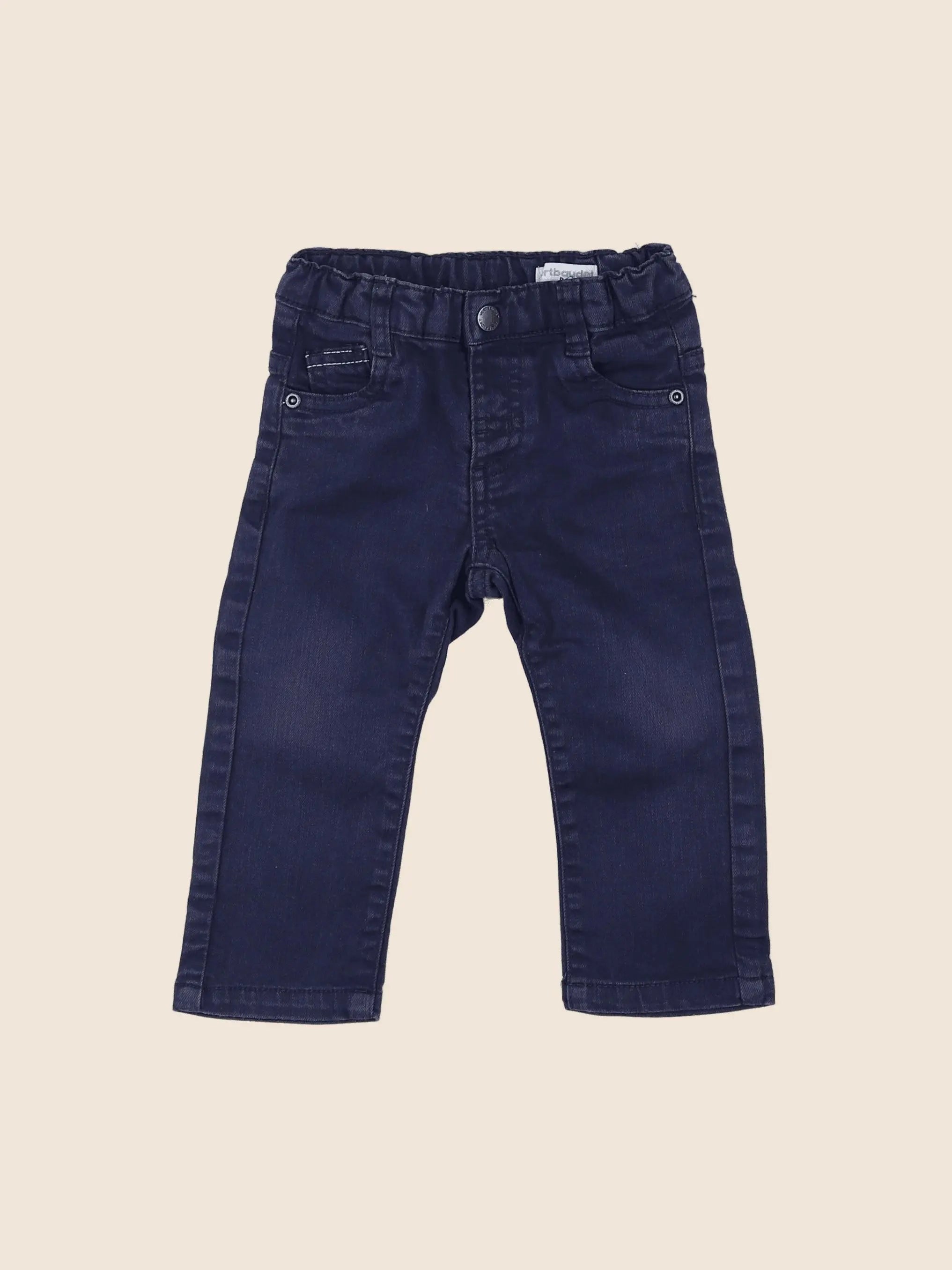 Vertbaudet - jean bleu - 12 mois
