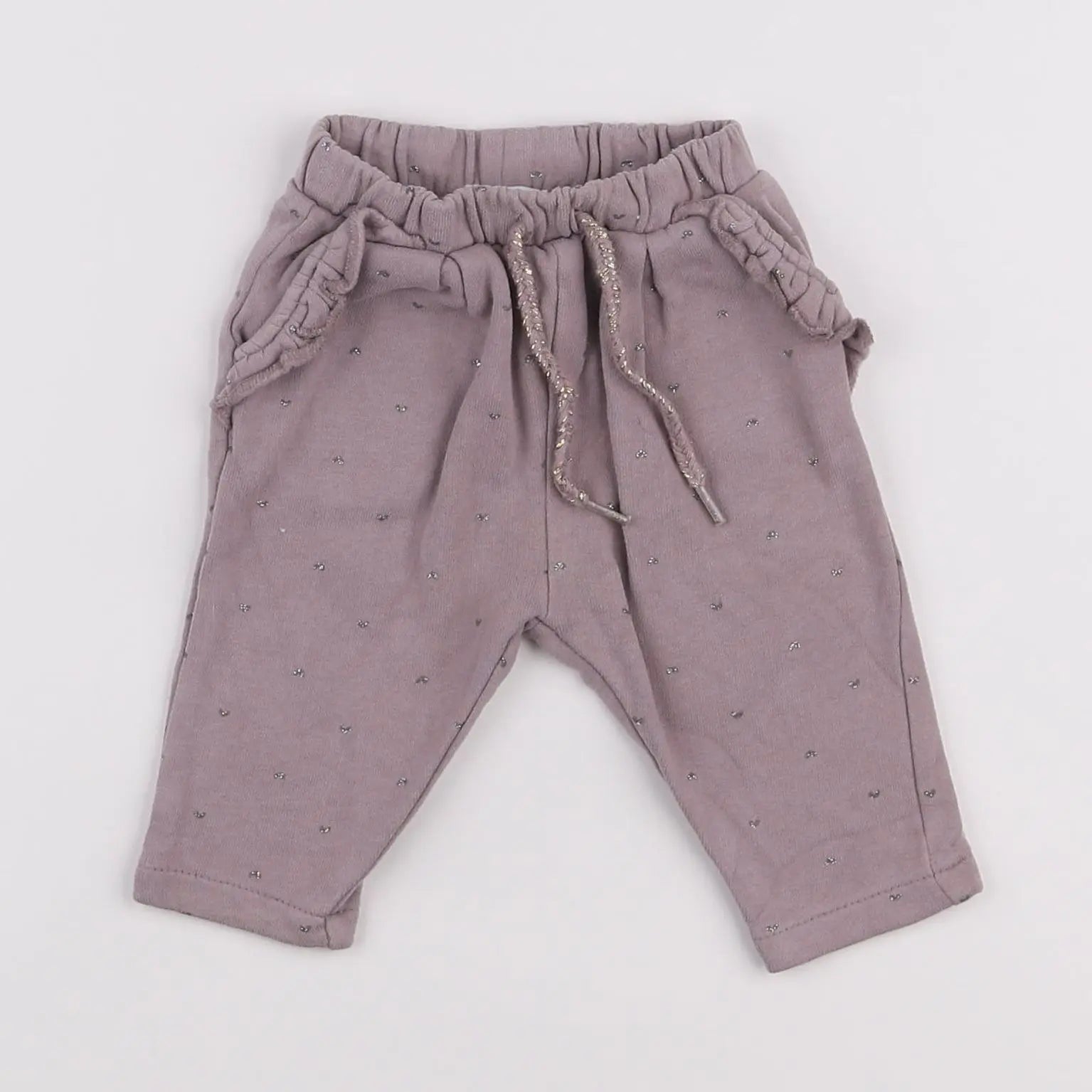 Vertbaudet - pantalon violet - 3 mois