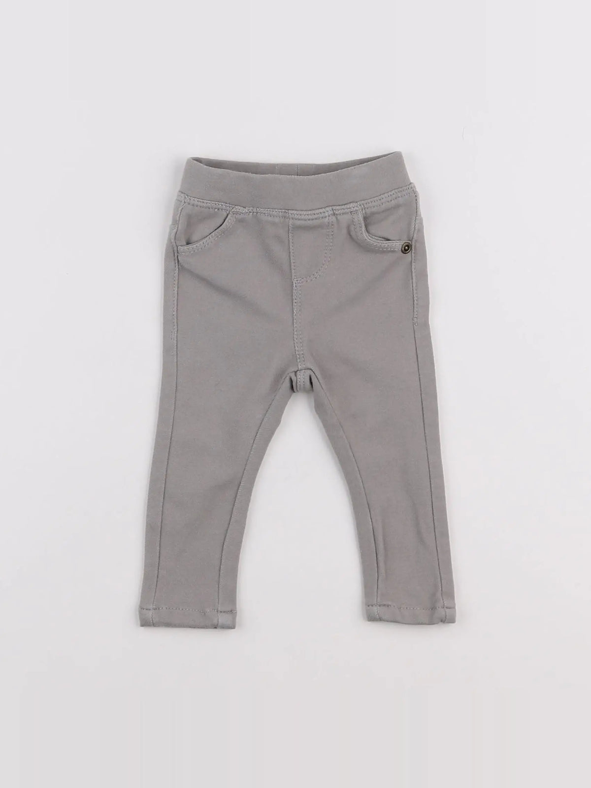 Vertbaudet - jegging gris - 3 mois