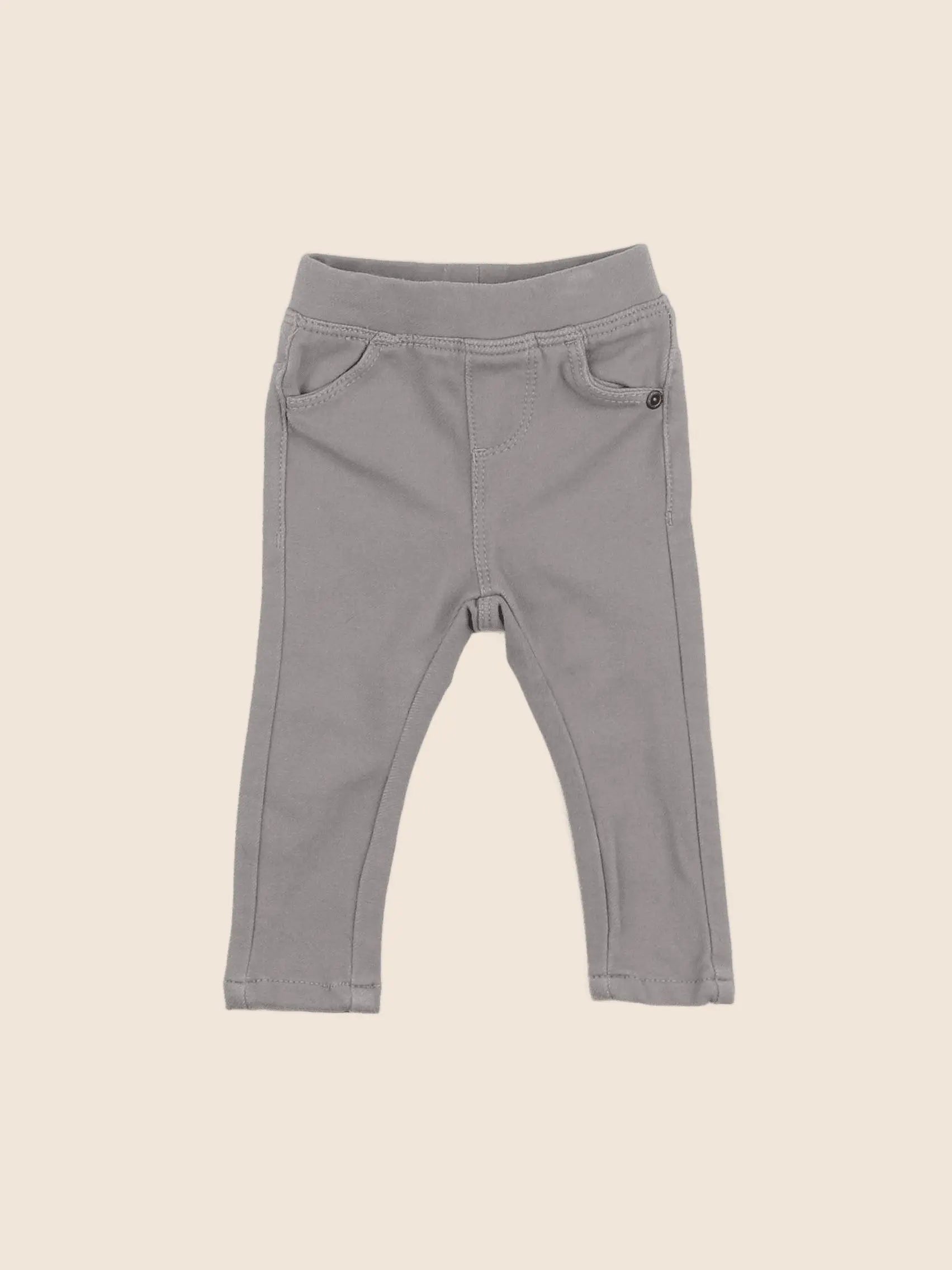 Vertbaudet - jegging gris - 3 mois
