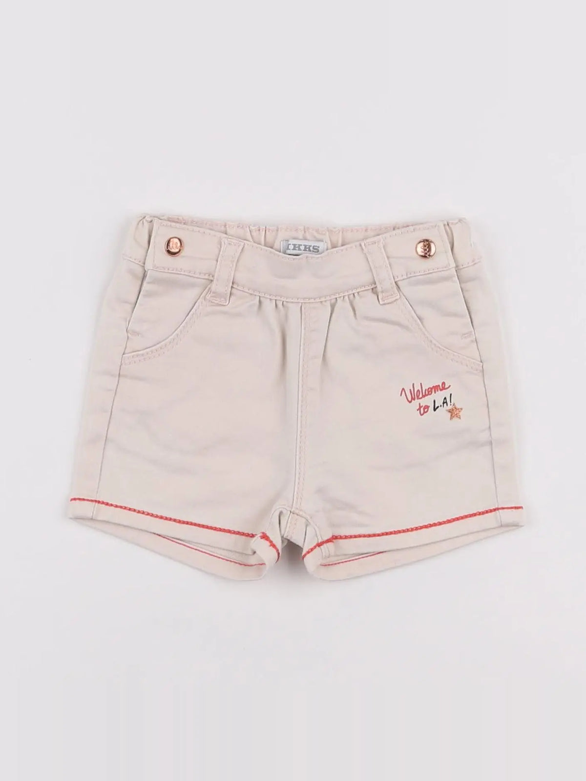 IKKS - short rose - 12 mois