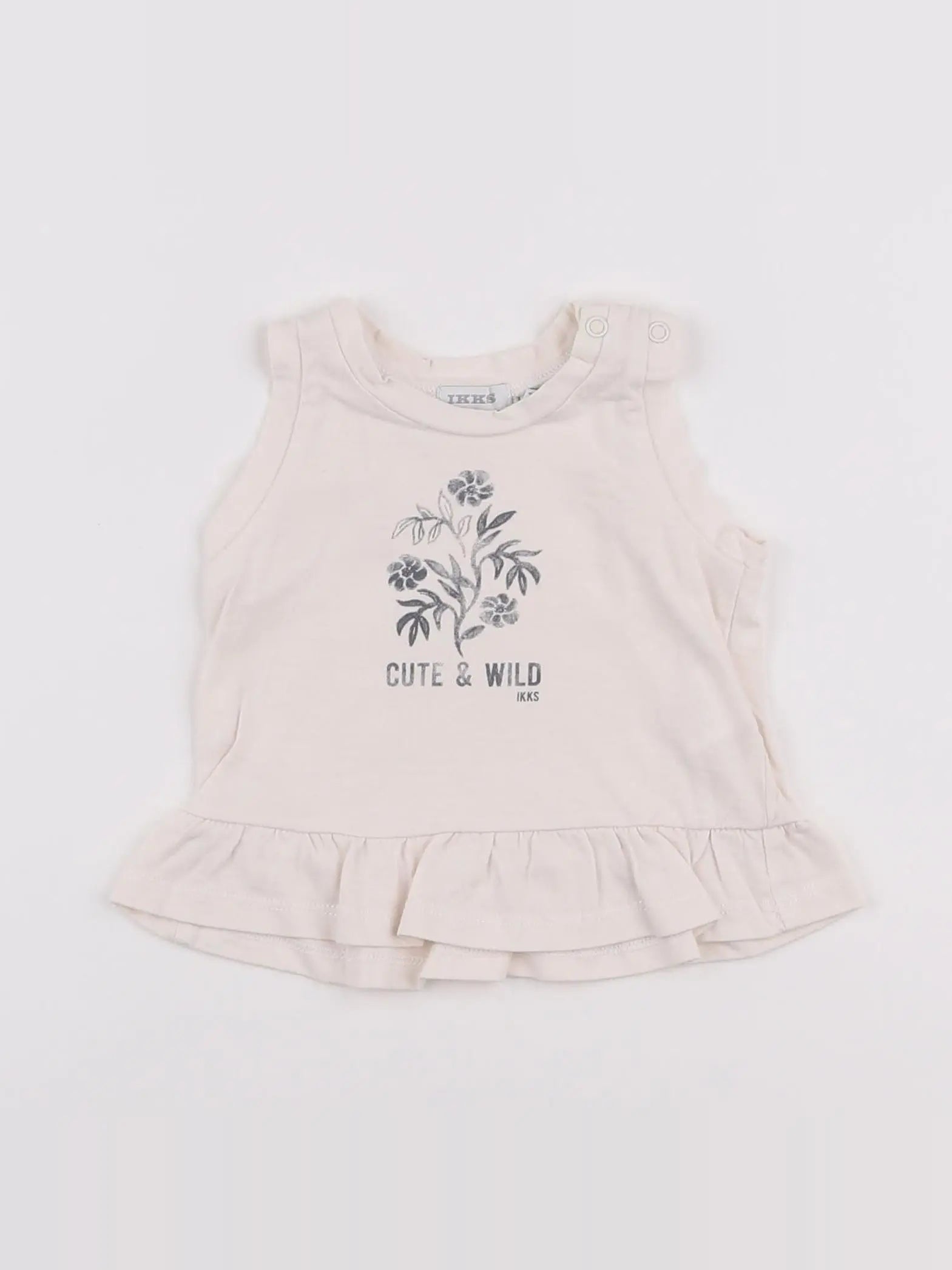 IKKS - débardeur beige - 6 mois