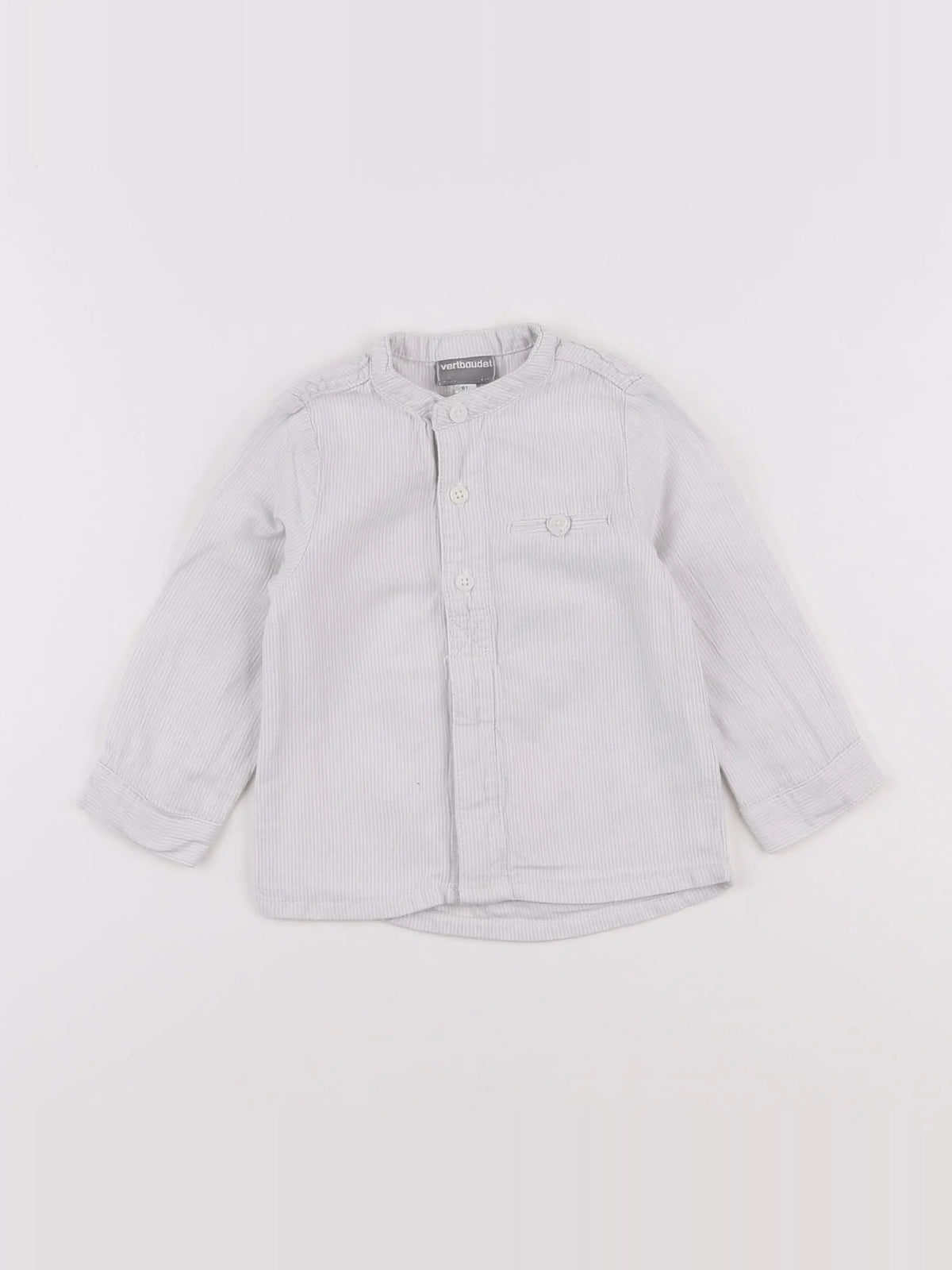 Vertbaudet - chemise beige - 18 mois
