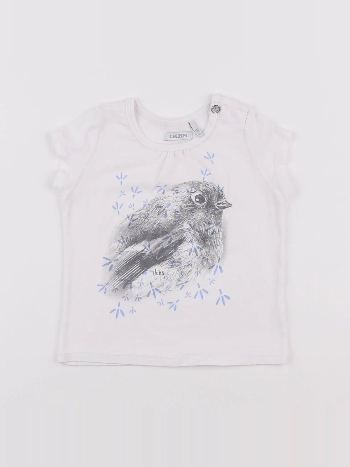 IKKS - tee-shirt blanc - 6 mois