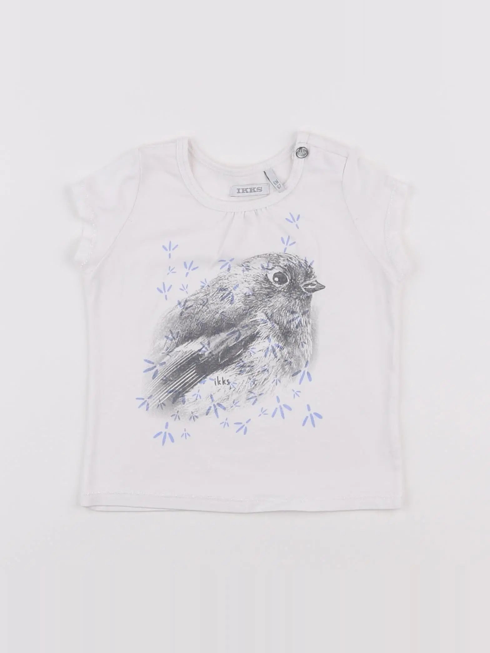 IKKS - tee-shirt blanc - 6 mois