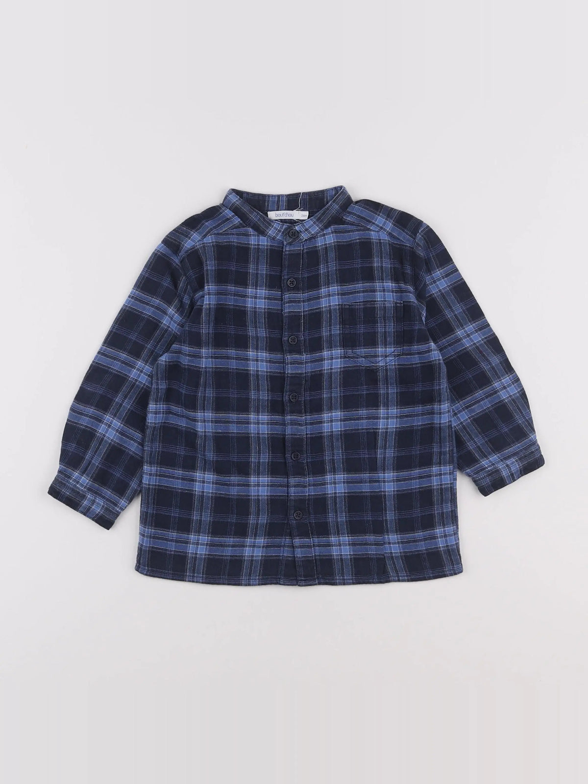 Boutchou - chemise bleu - 2 ans