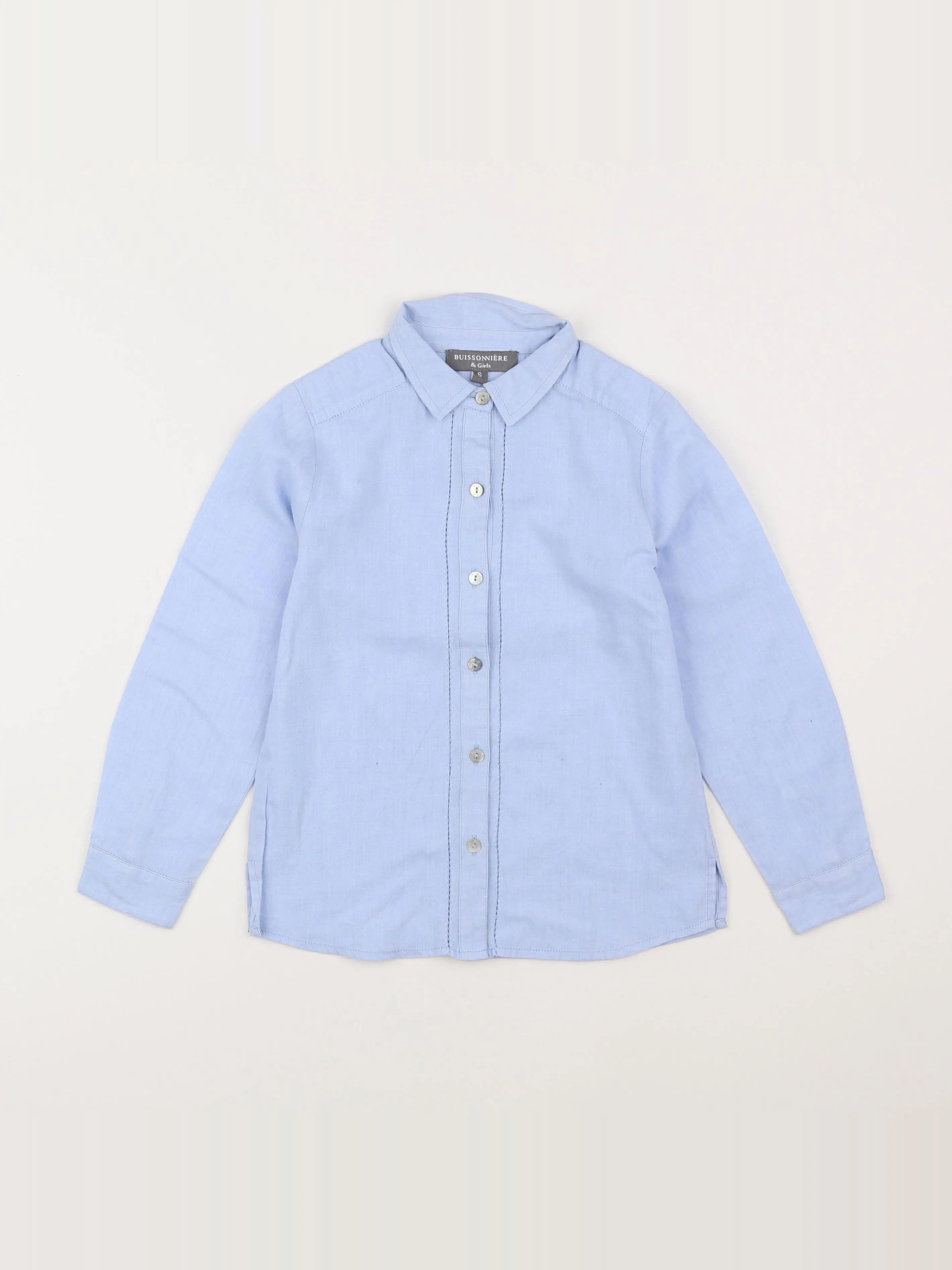 Buissonnière - chemise bleu - 6 ans