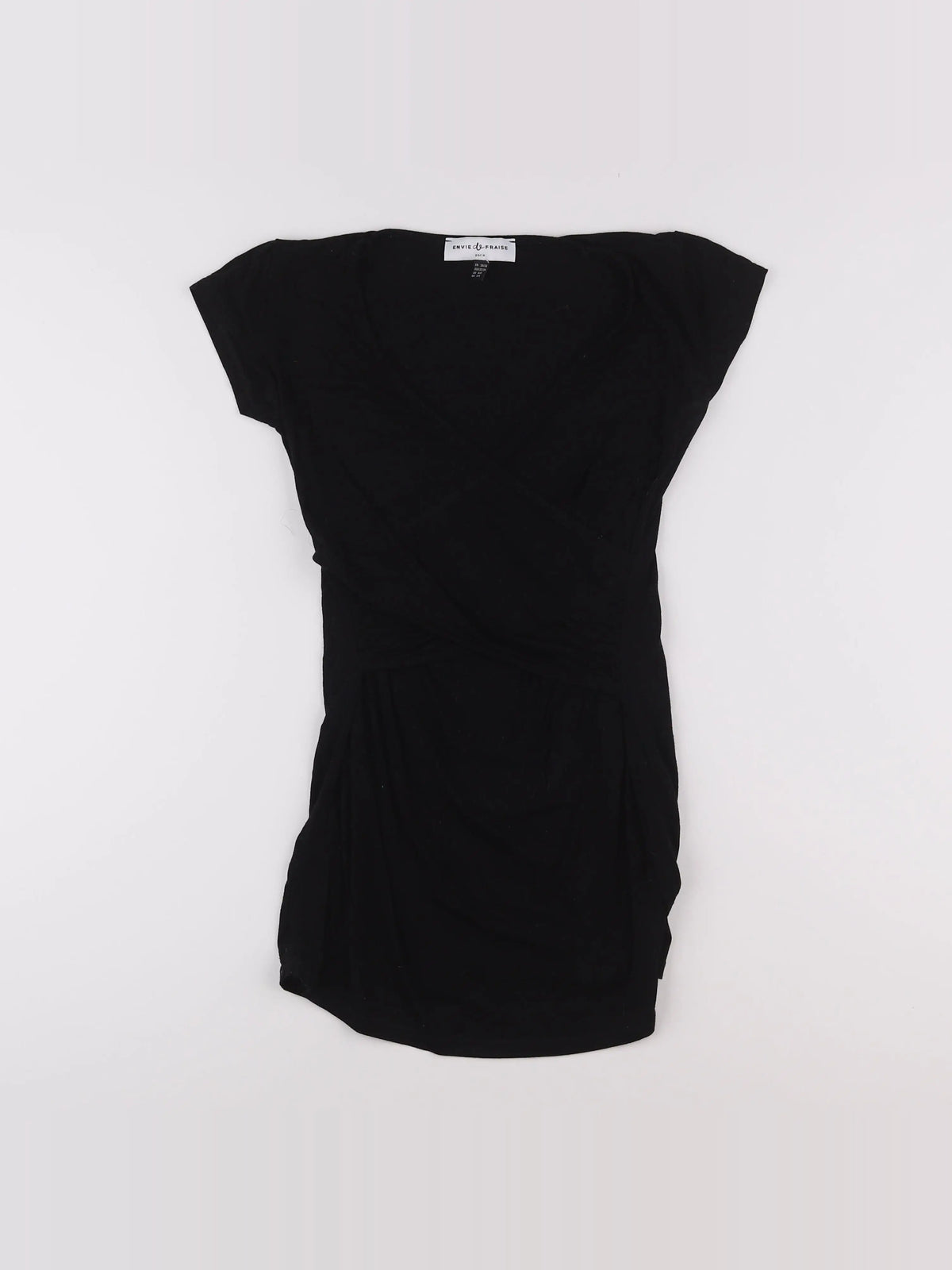 Envie de fraise - tee-shirt grossesse noir - 34 à 36
